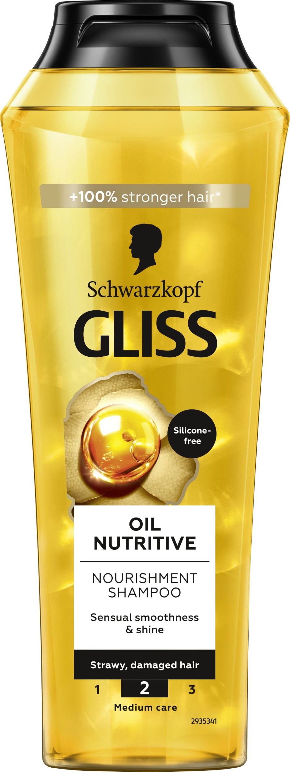 Gliss Kur Oil Nutritive šampon pro vlasy se sklonem k třepení 250 ml