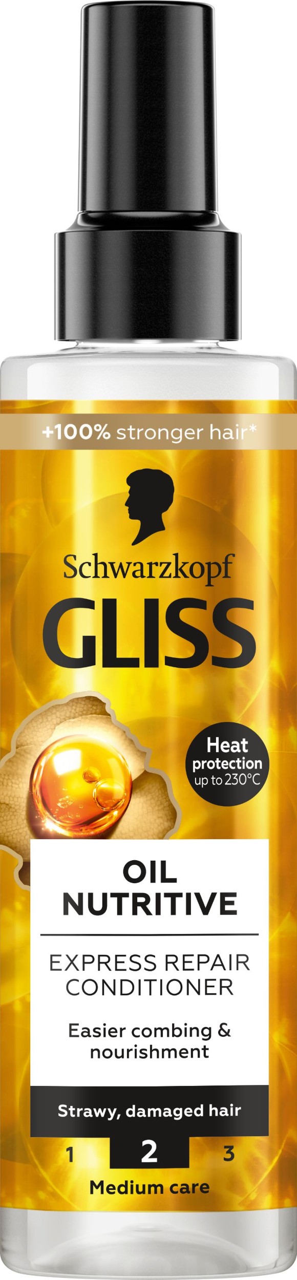 Drogerie a kosmetika - Gliss Kur regenerační expres balzám Oil Nutritive 200 ml