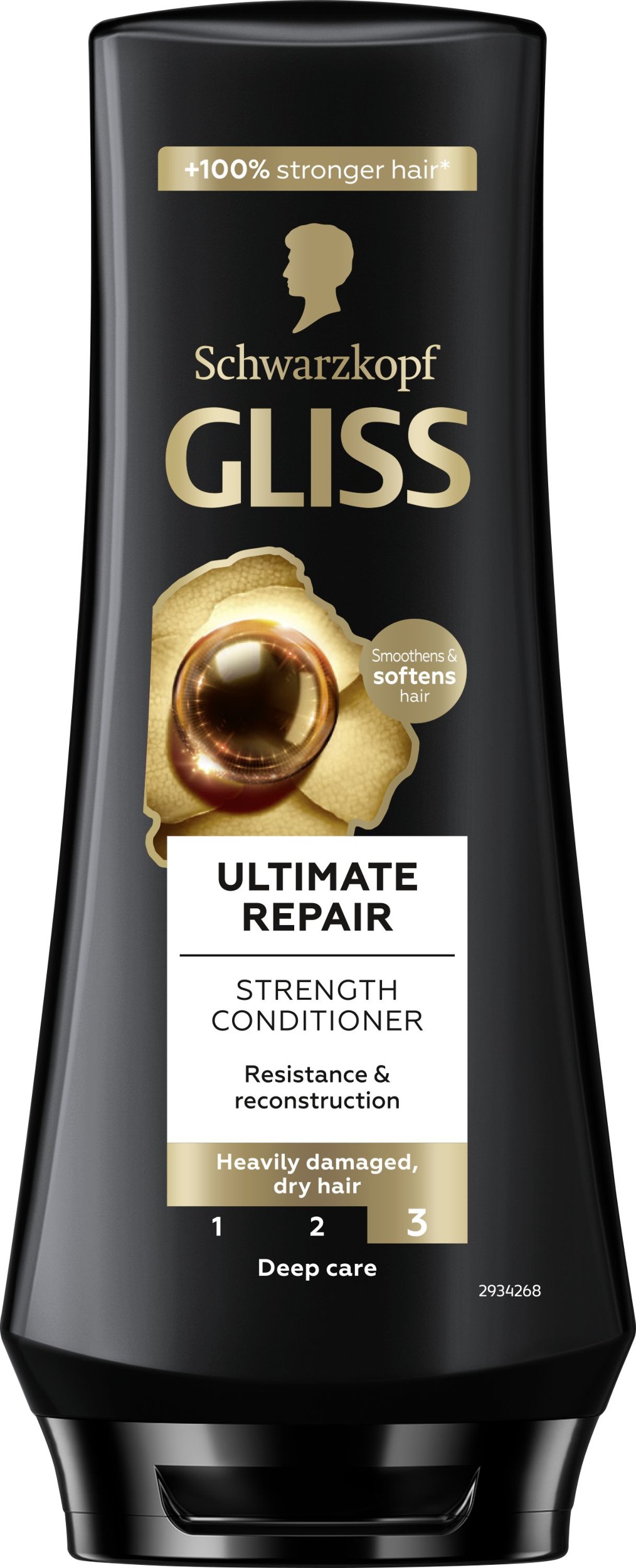 Drogerie a kosmetika - Gliss Kur Ultimate Repair balzám pro silně poškozené a suché vlasy 200 ml