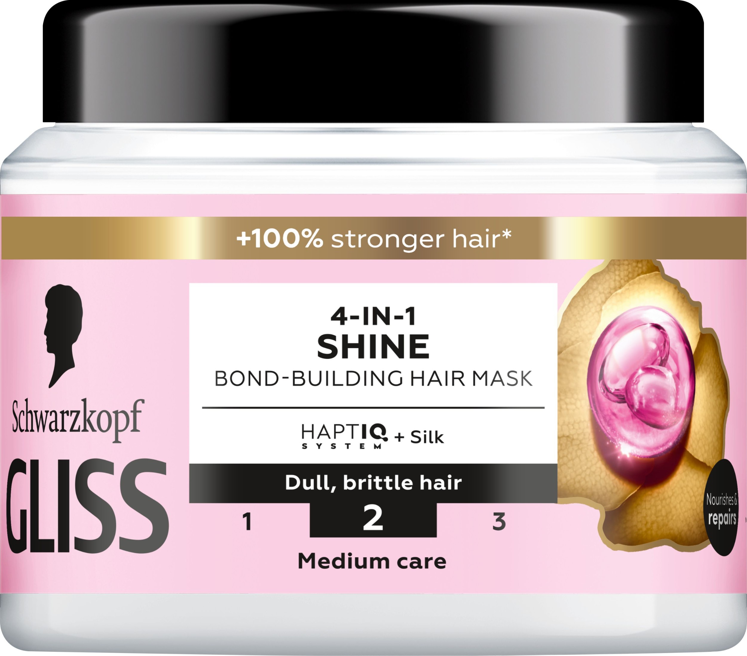 Drogerie a kosmetika - Gliss regenerační maska Liquid Silk 400 ml