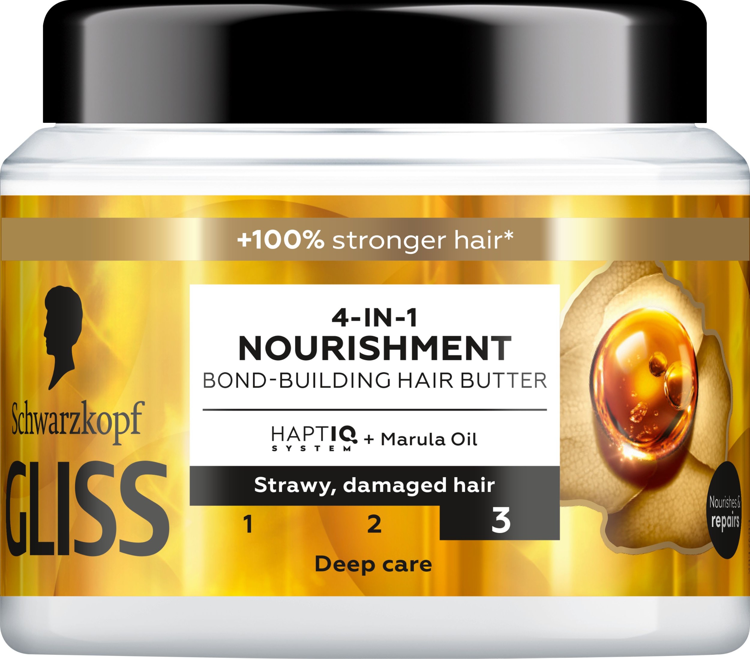 Drogerie a kosmetika - Gliss regenerační maska Oil Nutritive 400 ml