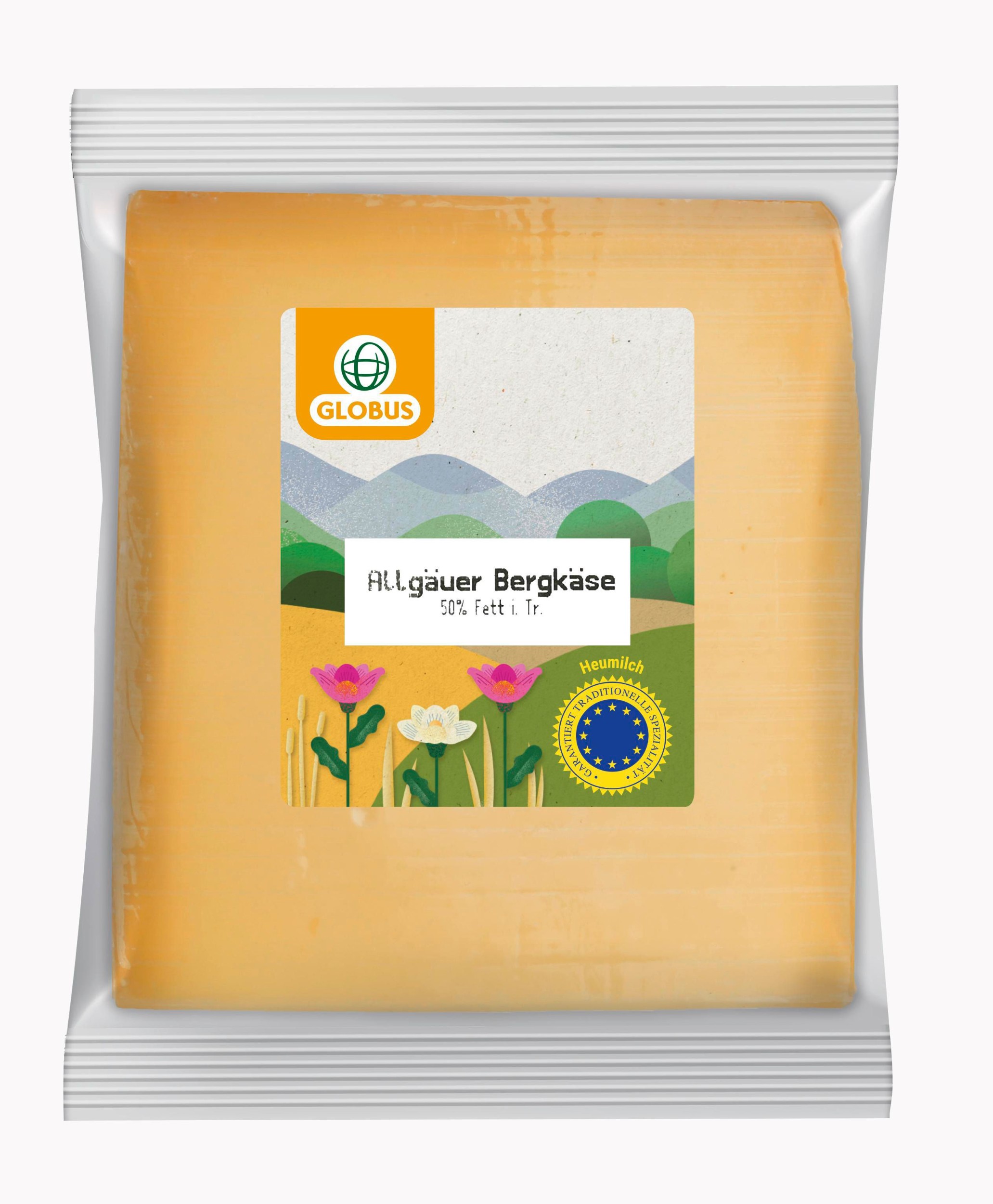 Mléčné a chlazené - Globus Allgäuský horský sýr 250g