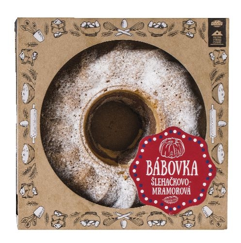 Pekárna a cukrárna - Globus Bábovka šlehačková mramorová balená 740g