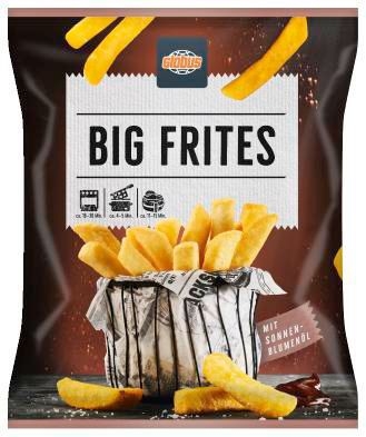 Mražené potraviny - Globus Big Frites hranolky mražené 750 g