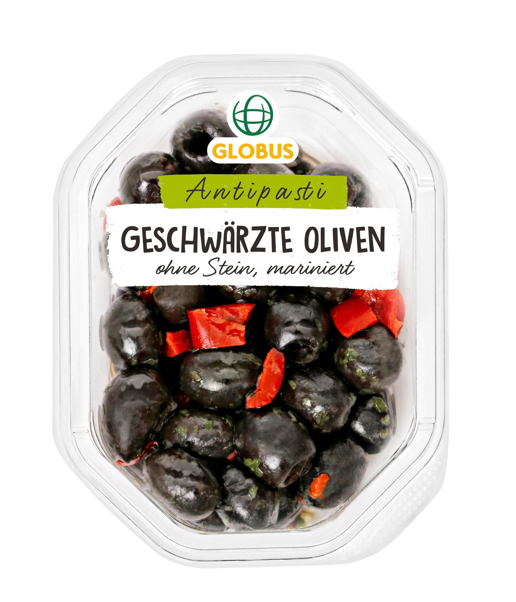 Uzeniny a lahůdky - Globus Černé olivy bez pecky 130 g