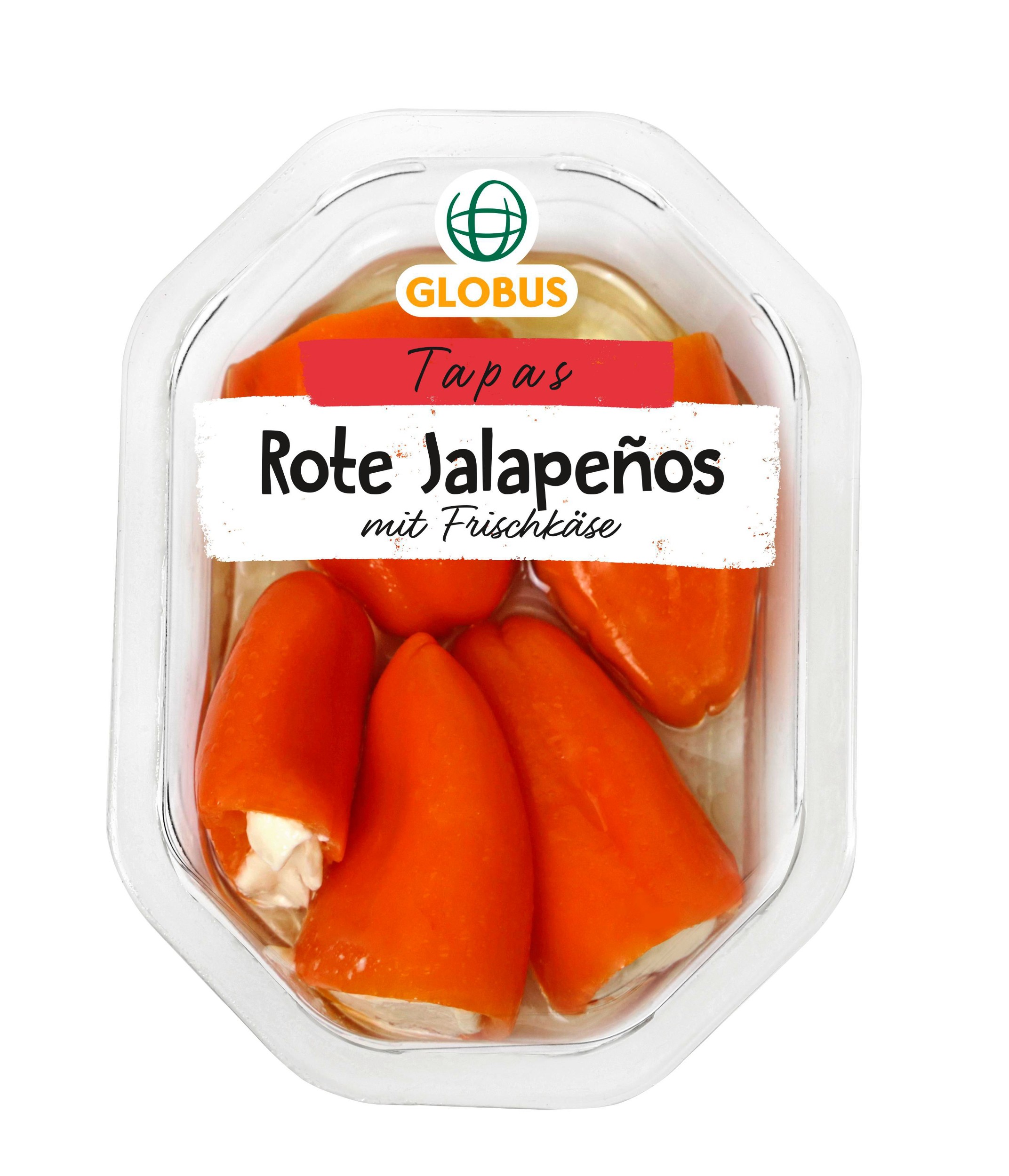 Uzeniny a lahůdky - Globus Červené jalapeno s čerstvým sýrem 130 g