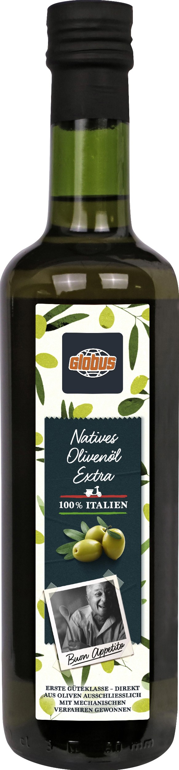Trvanlivé potraviny - Globus Extra olivový olej panenský 500 ml