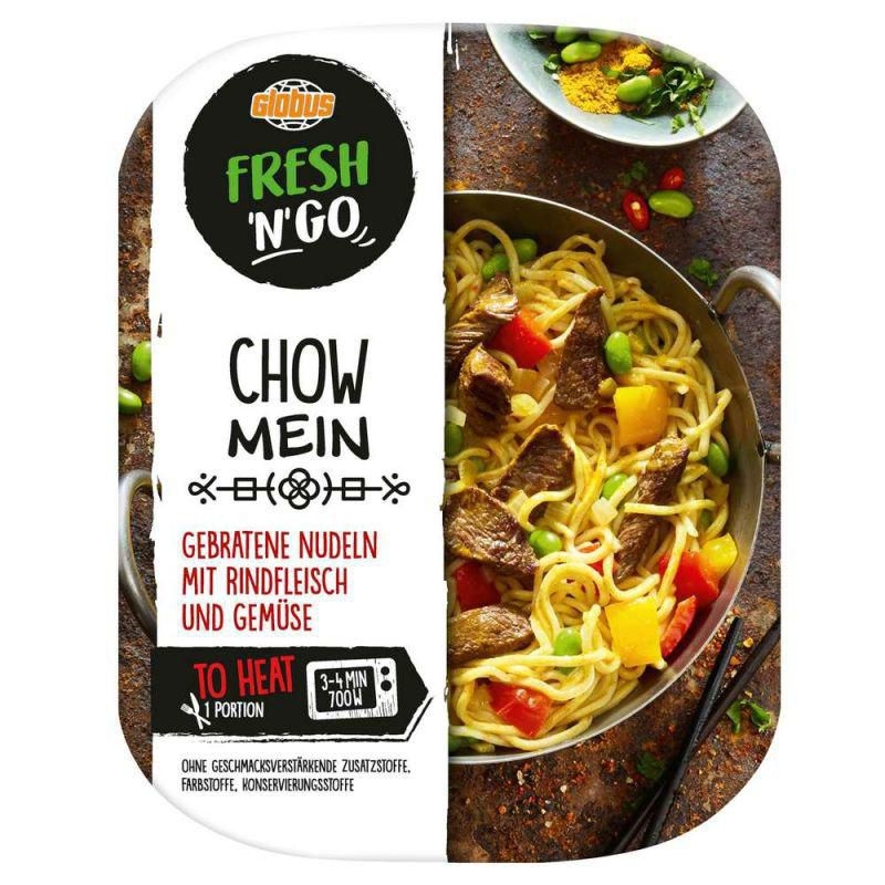 Hotová jídla - Globus fresh 'n' go Chow Mein 400g