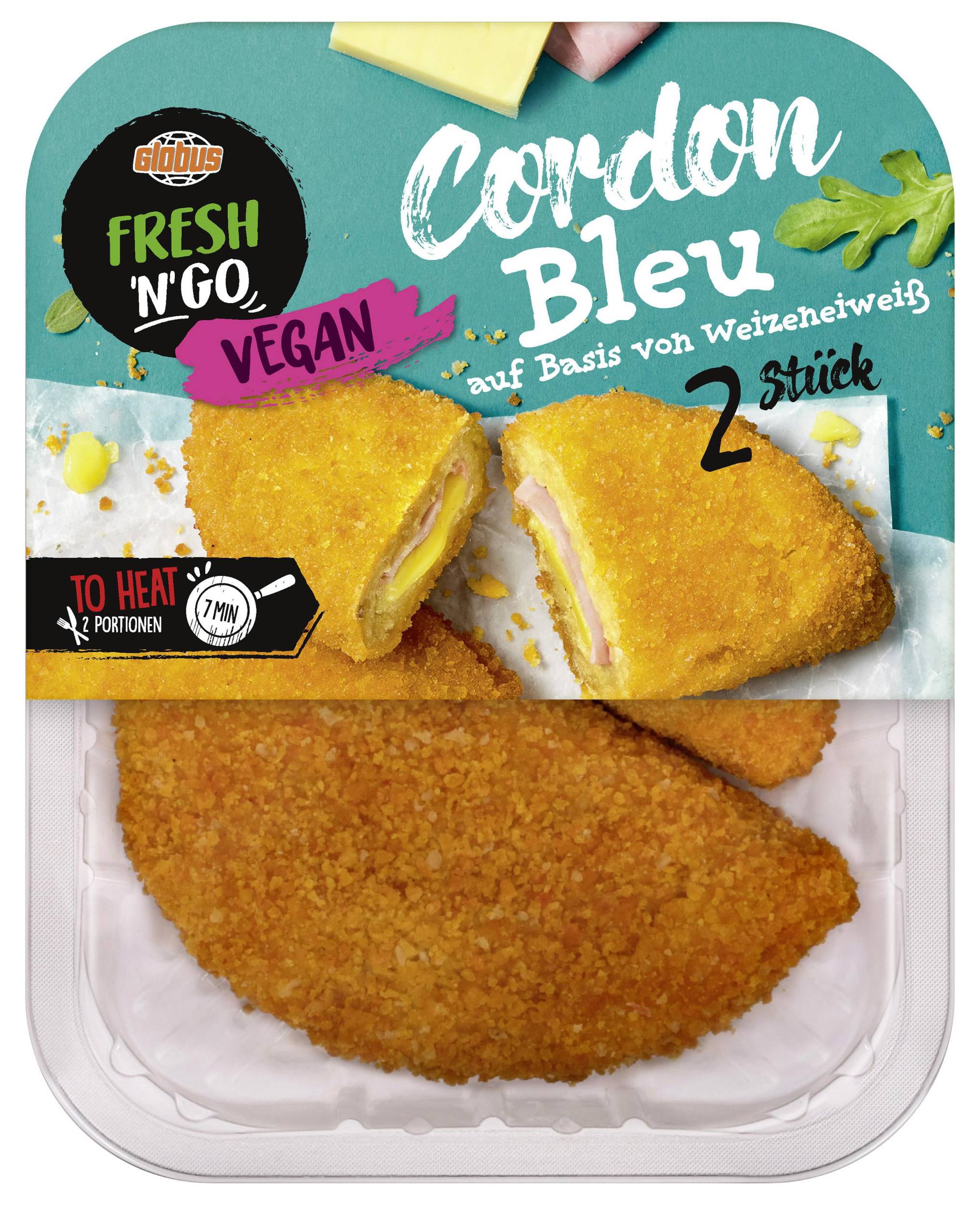 Hotová jídla - Globus FRESH 'N' GO Cordon bleu 200 g