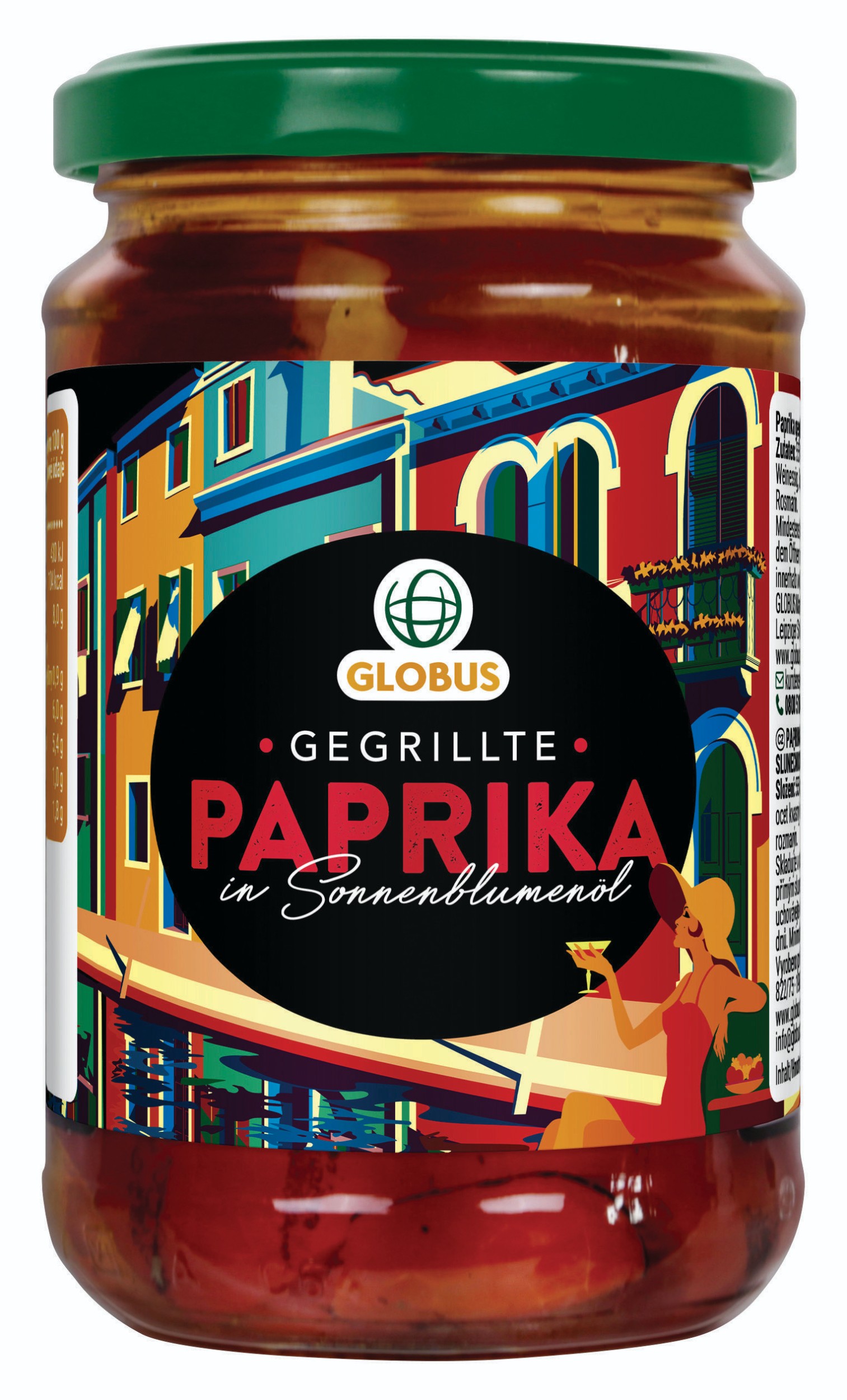 Trvanlivé potraviny - Globus Grilovaná paprika 280g