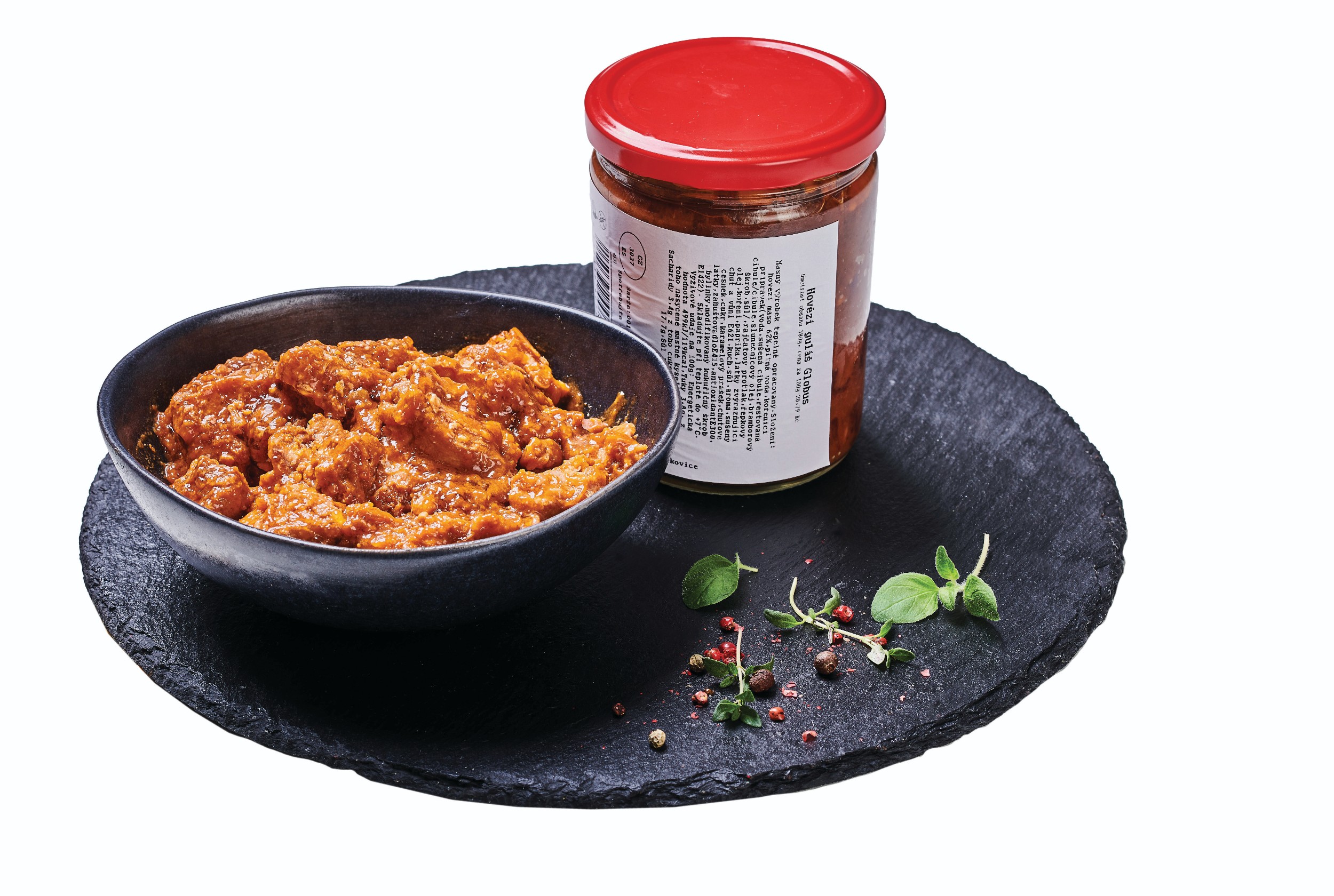 Hotová jídla - Globus Hovězí guláš ve skle 380 g