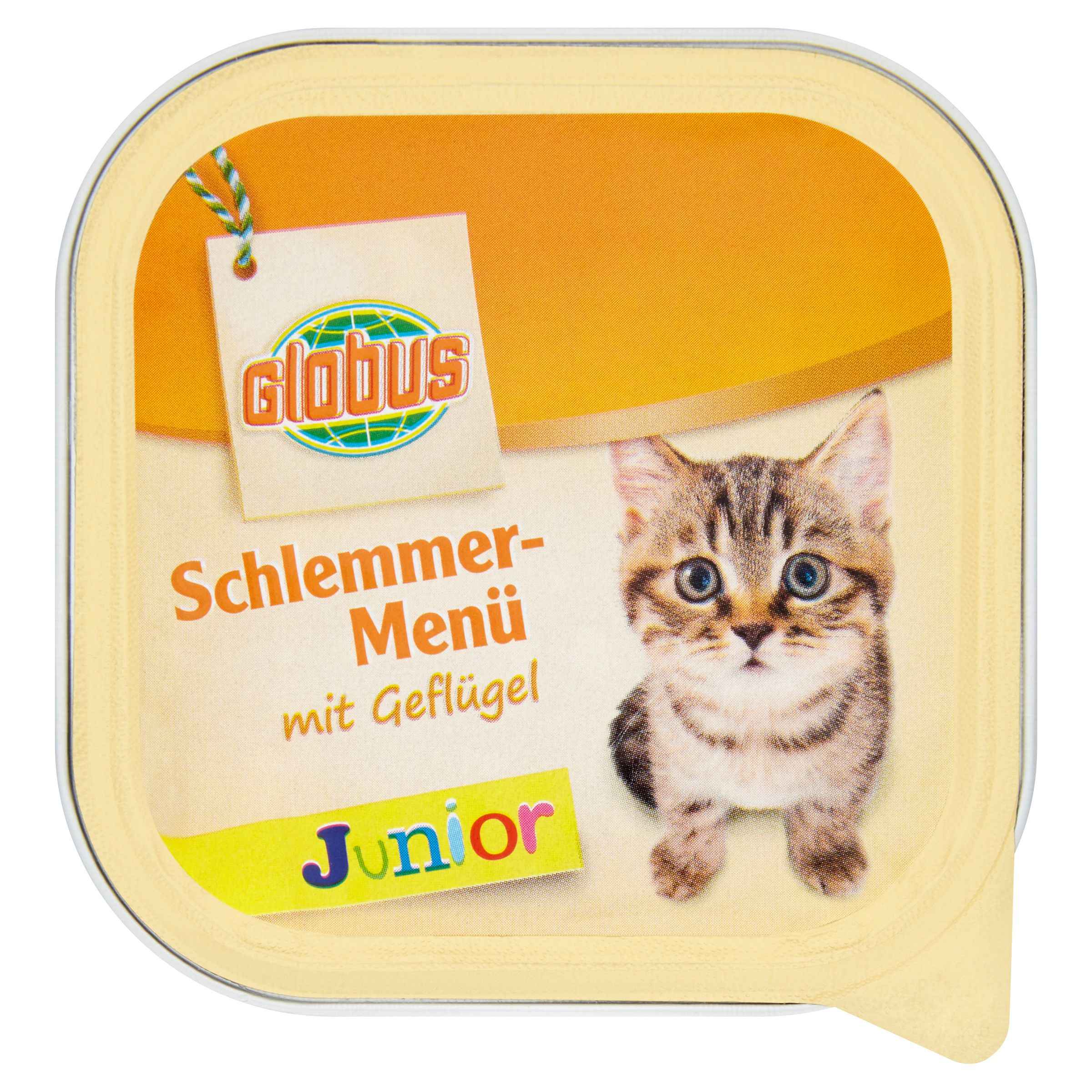 Svět zvířat - Globus Kompletní krmná směs menu junior pro kočky s drůbežím masem 100 g