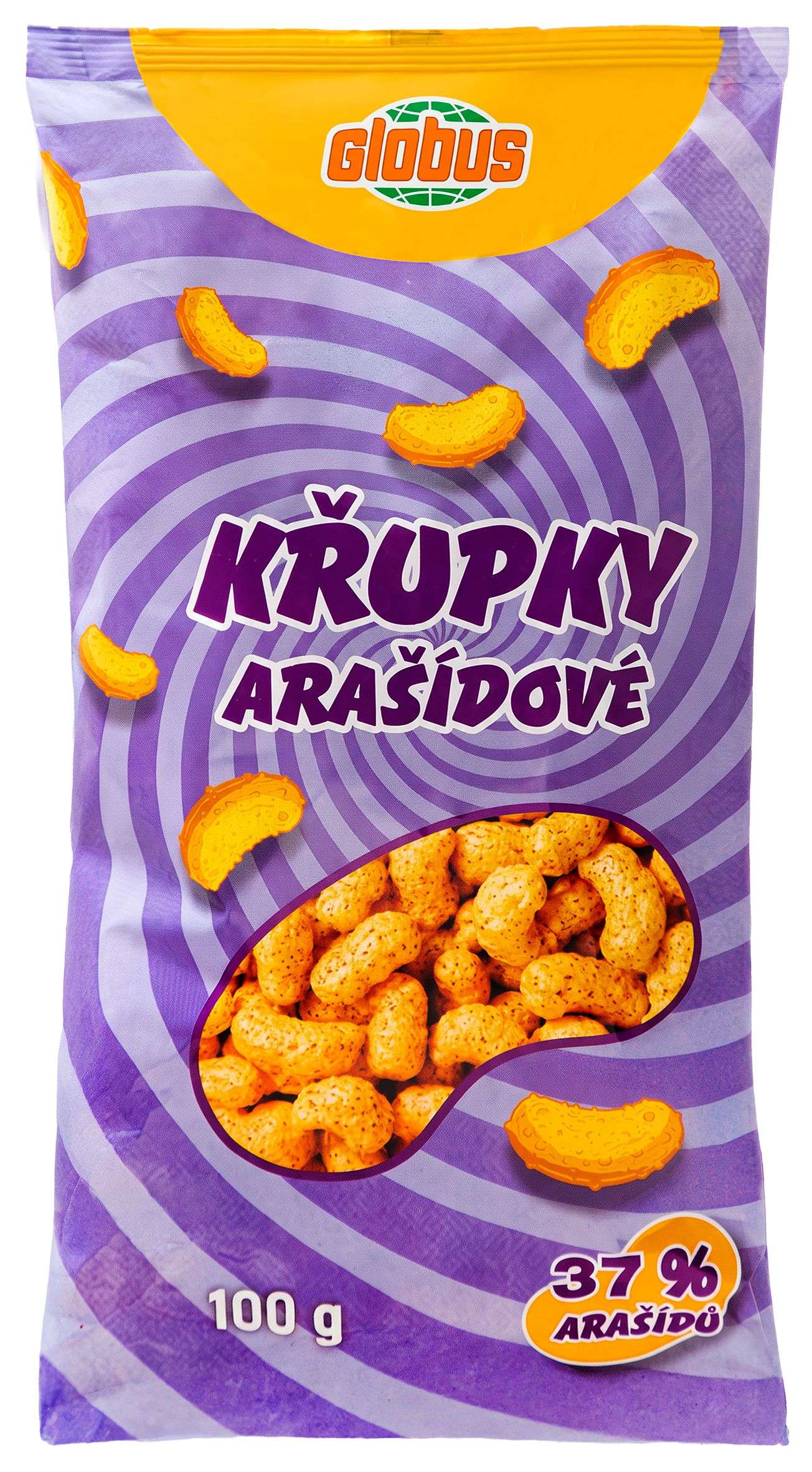 Trvanlivé potraviny - Globus Křupky arašídové 37% 100g