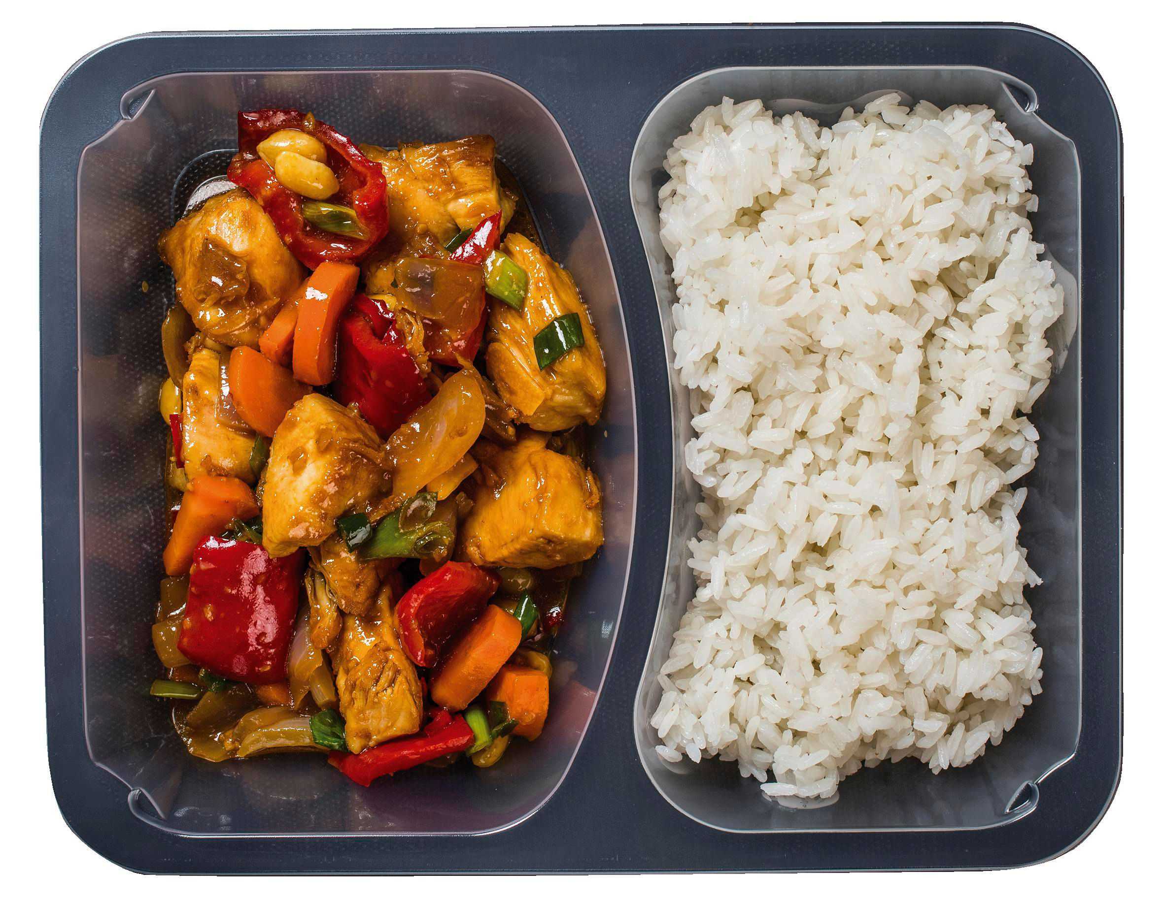 Hotová jídla - Globus Kung pao s kuřecím masem, rýže 450 g