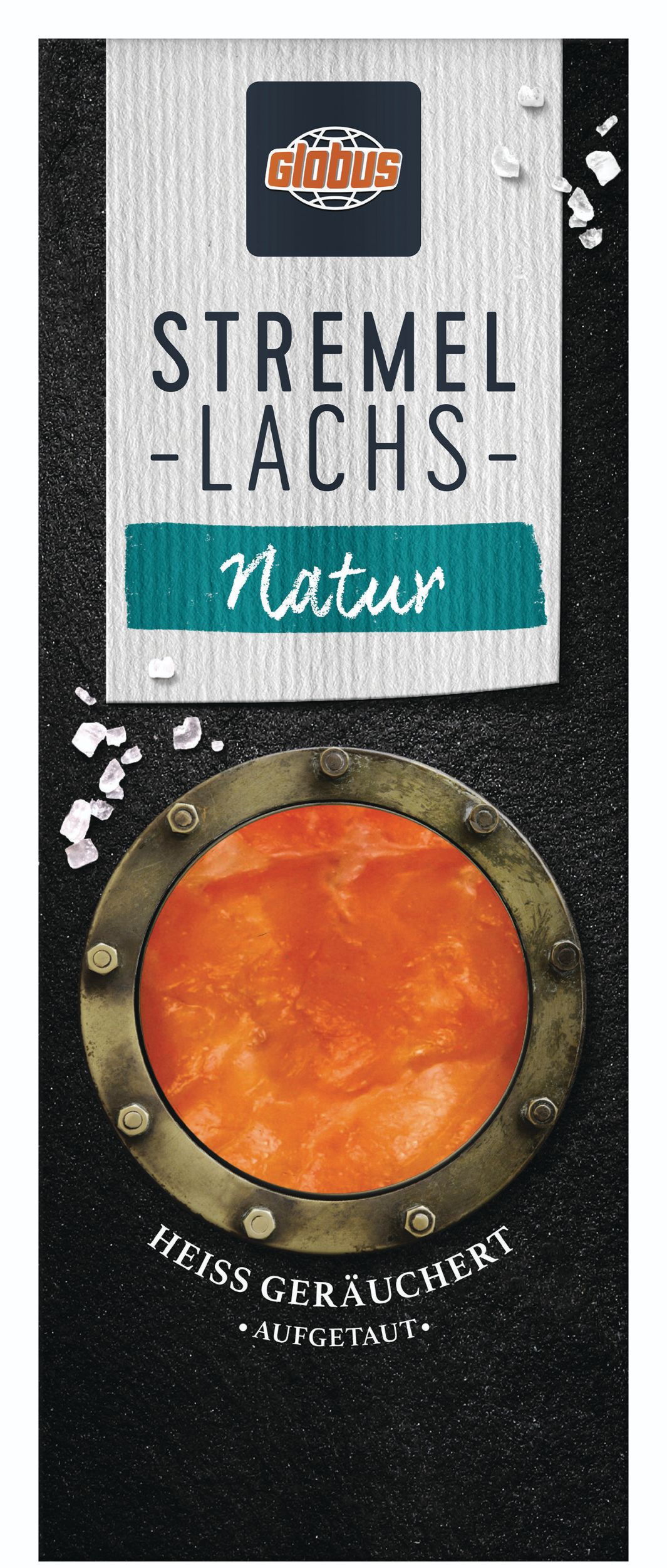 Uzeniny a lahůdky - Globus Losos uzený natur 125g
