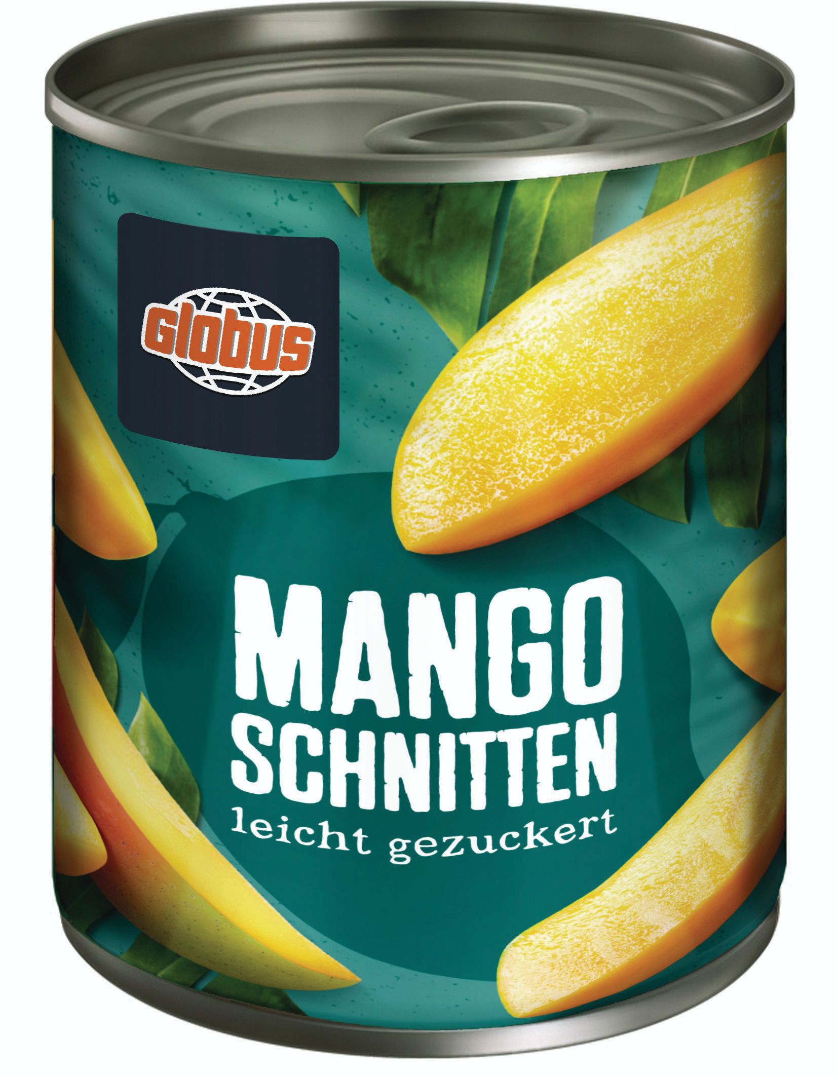 Trvanlivé potraviny - Globus Mango krájené v mírně sladkém nálevu 425g