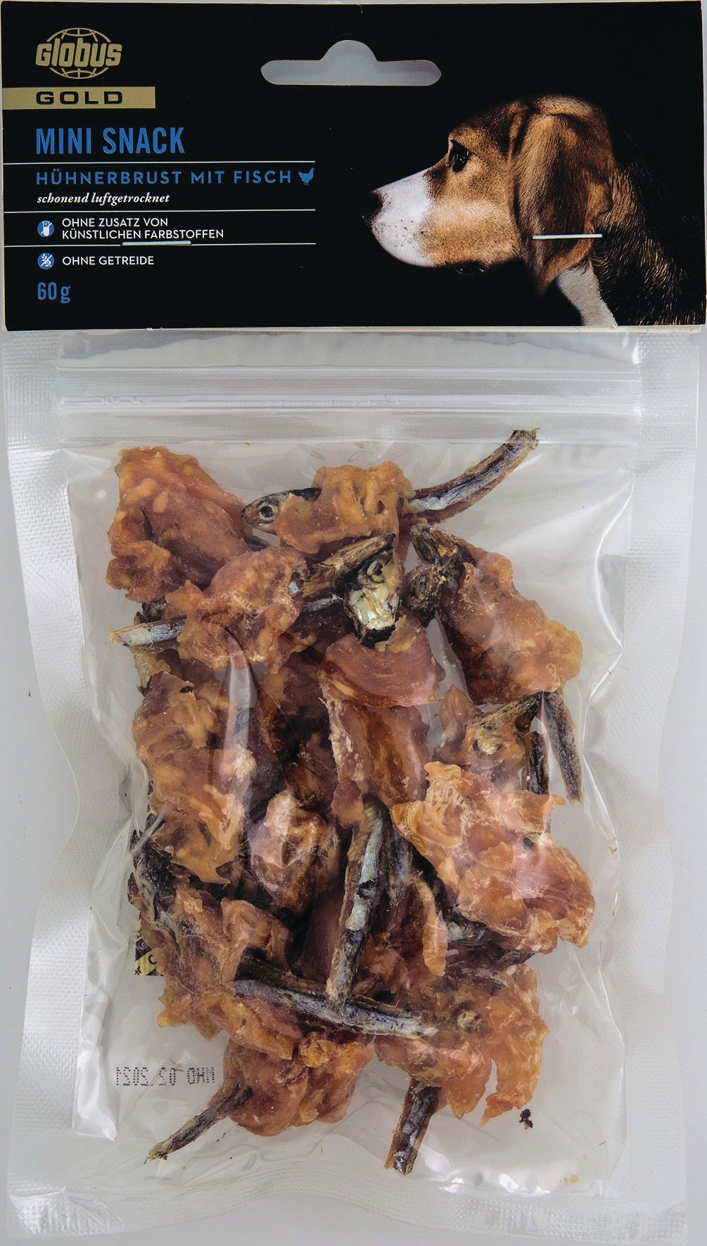 Svět zvířat - Globus Mini snack kuřecí s rybou 60 g