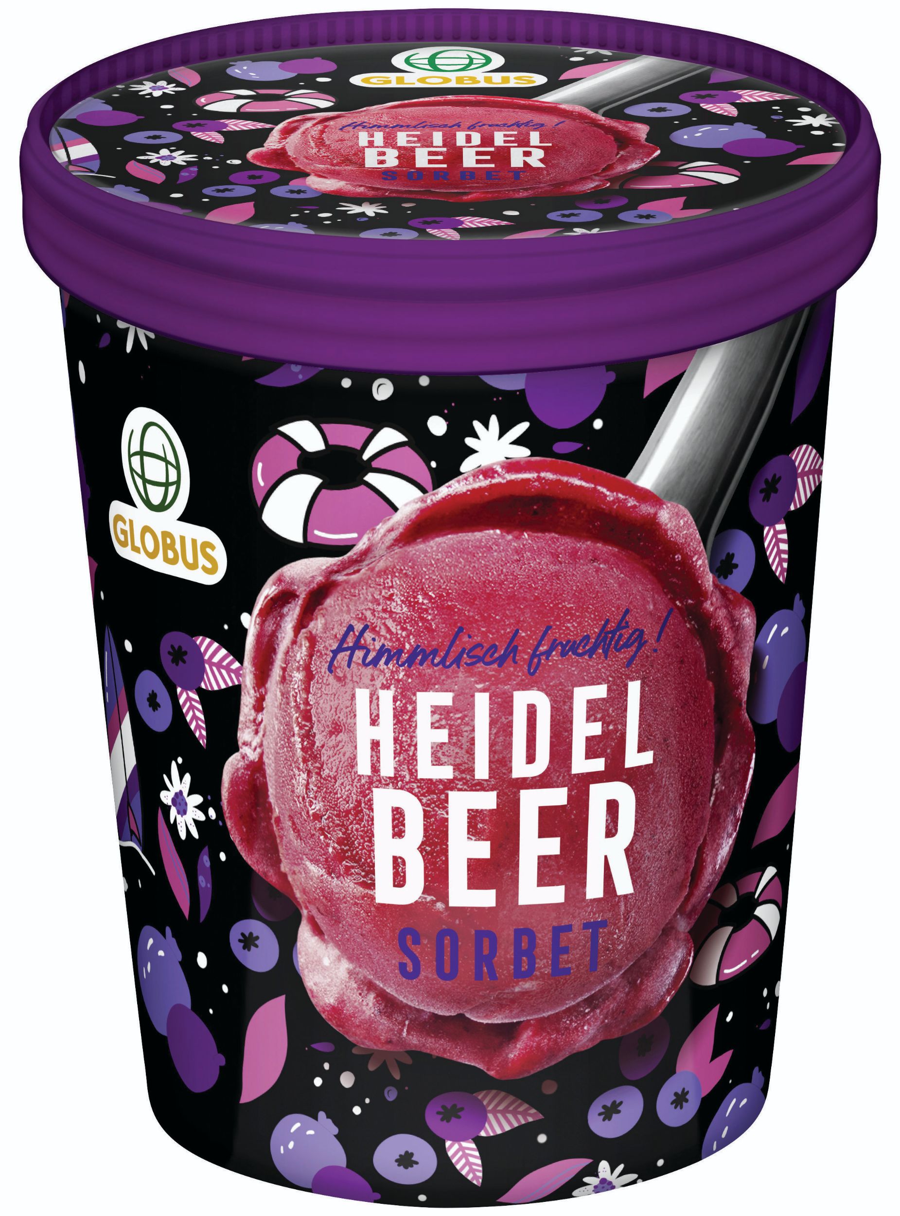 Mražené potraviny - Globus Mražený krém borůvkový sorbet 500ml
