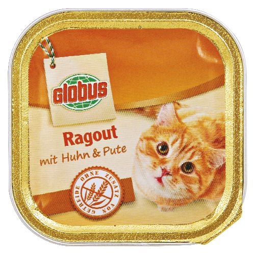 Svět zvířat - Globus Paté pro kočky kuře a krůta 100 g