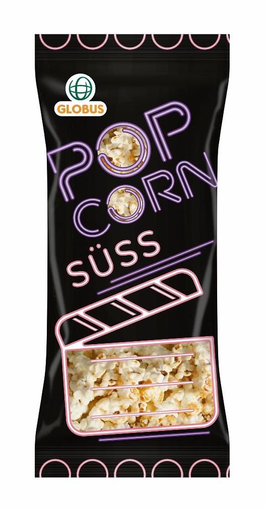 Trvanlivé potraviny - Globus popcorn sladký - sáček 200g