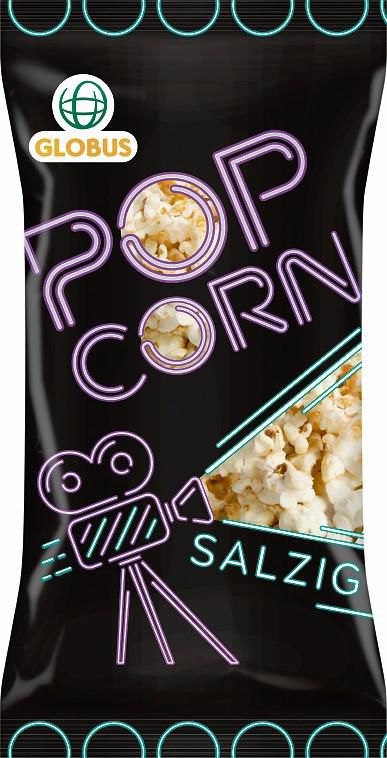 Trvanlivé potraviny - Globus popcorn slaný 100g