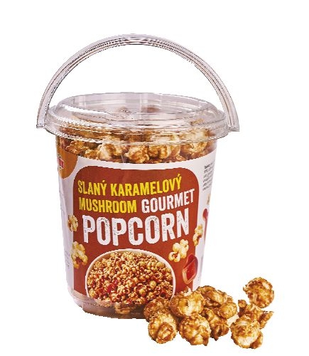 Globus Popcorn Slaný karamelový Mushroom Gourmet 120g