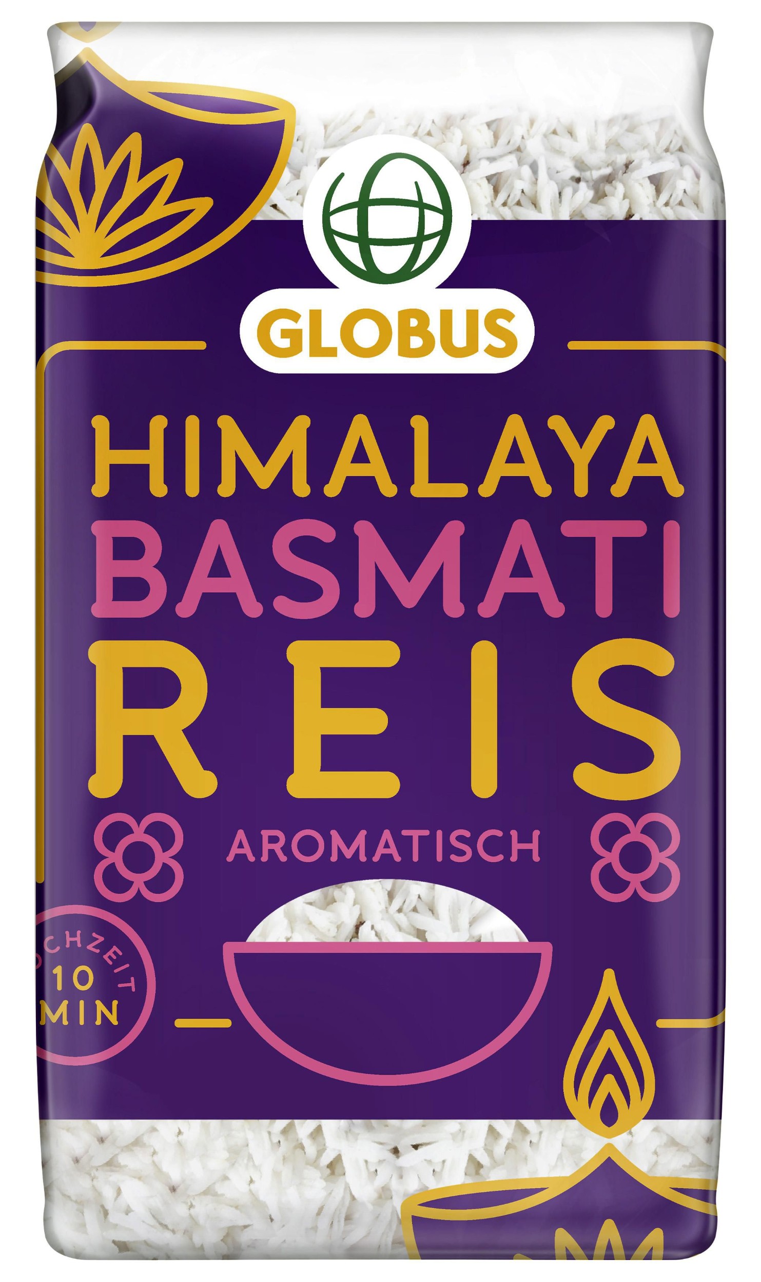 Trvanlivé potraviny - Globus Rýže basmati dlouhozrnná 500g