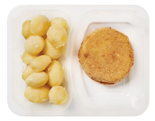 Globus Smažený hermelín, vařené brambory 350 g
