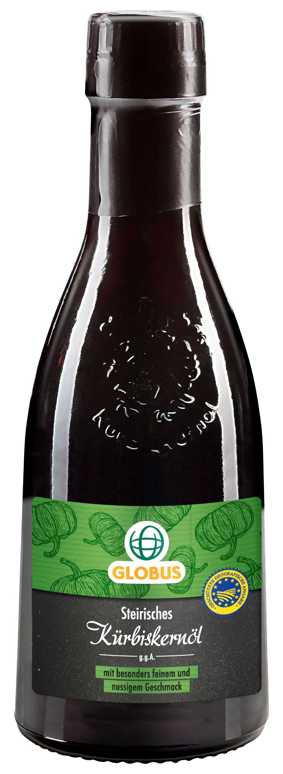 Trvanlivé potraviny - Globus Štýrský dýňový olej g.g.A. 250 ml