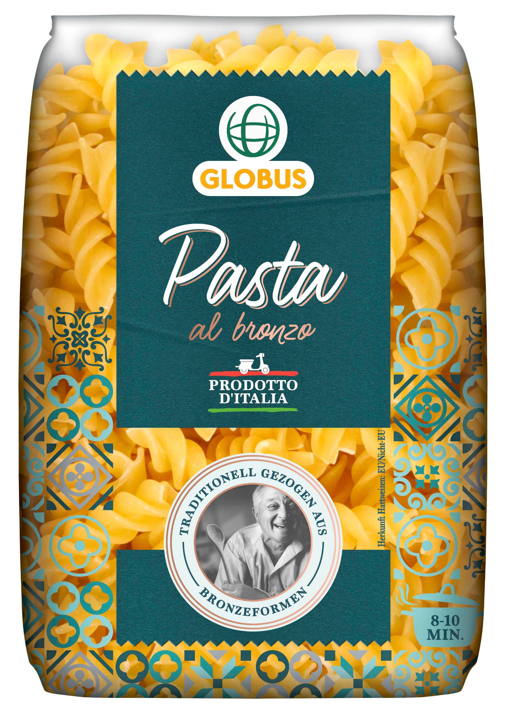 Trvanlivé potraviny - Globus Těstoviny semolinové fusilli 500g