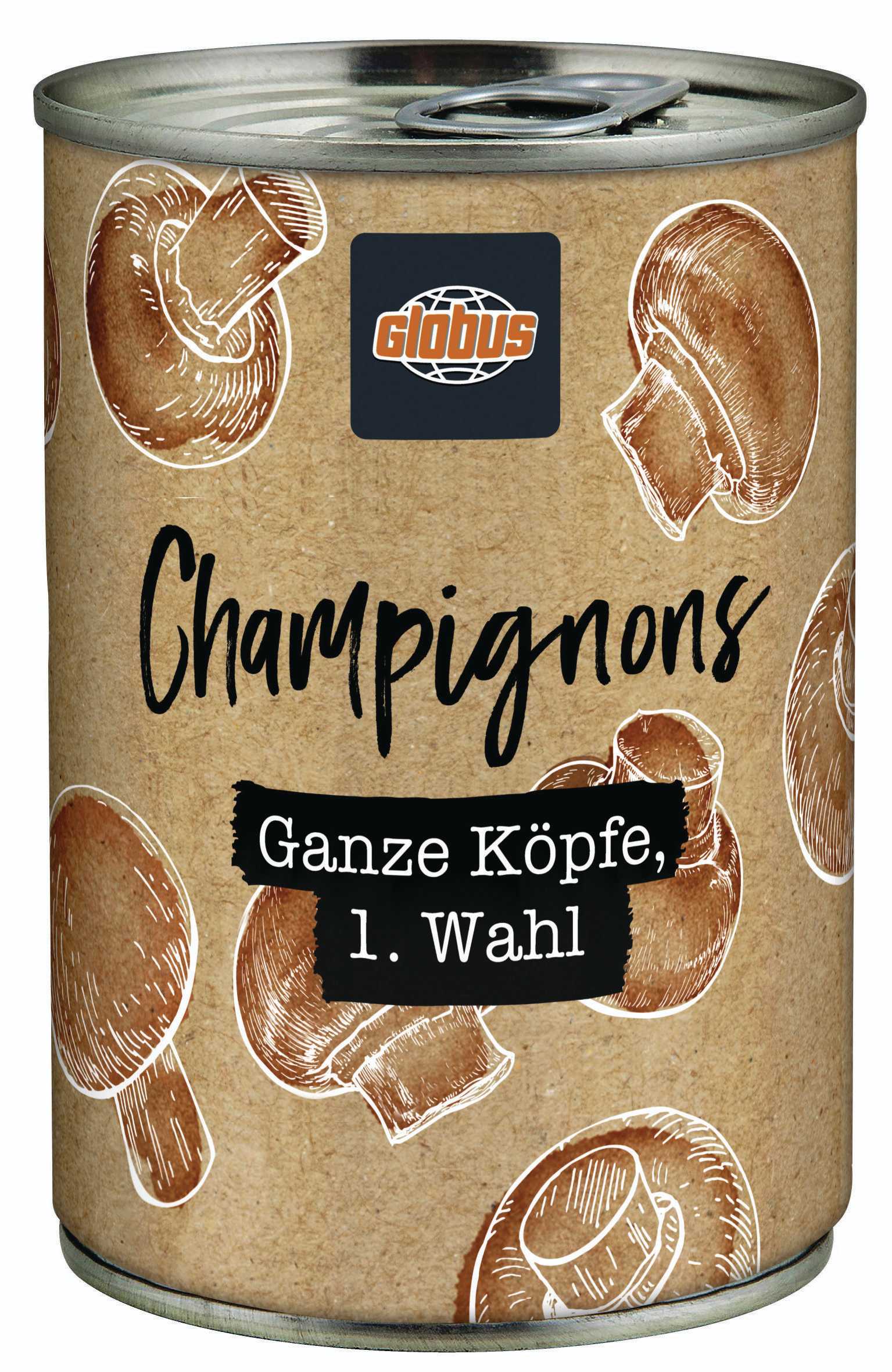 Trvanlivé potraviny - Globus Žampiony 400g