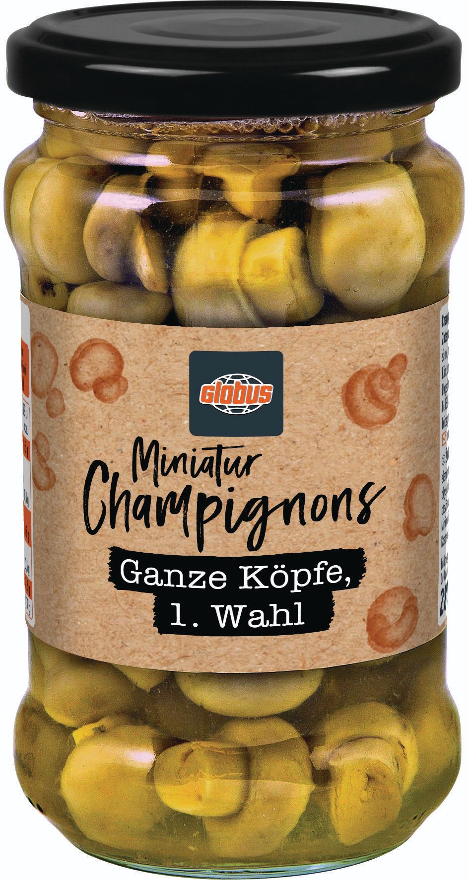 Trvanlivé potraviny - Globus Žampiony mini 280g