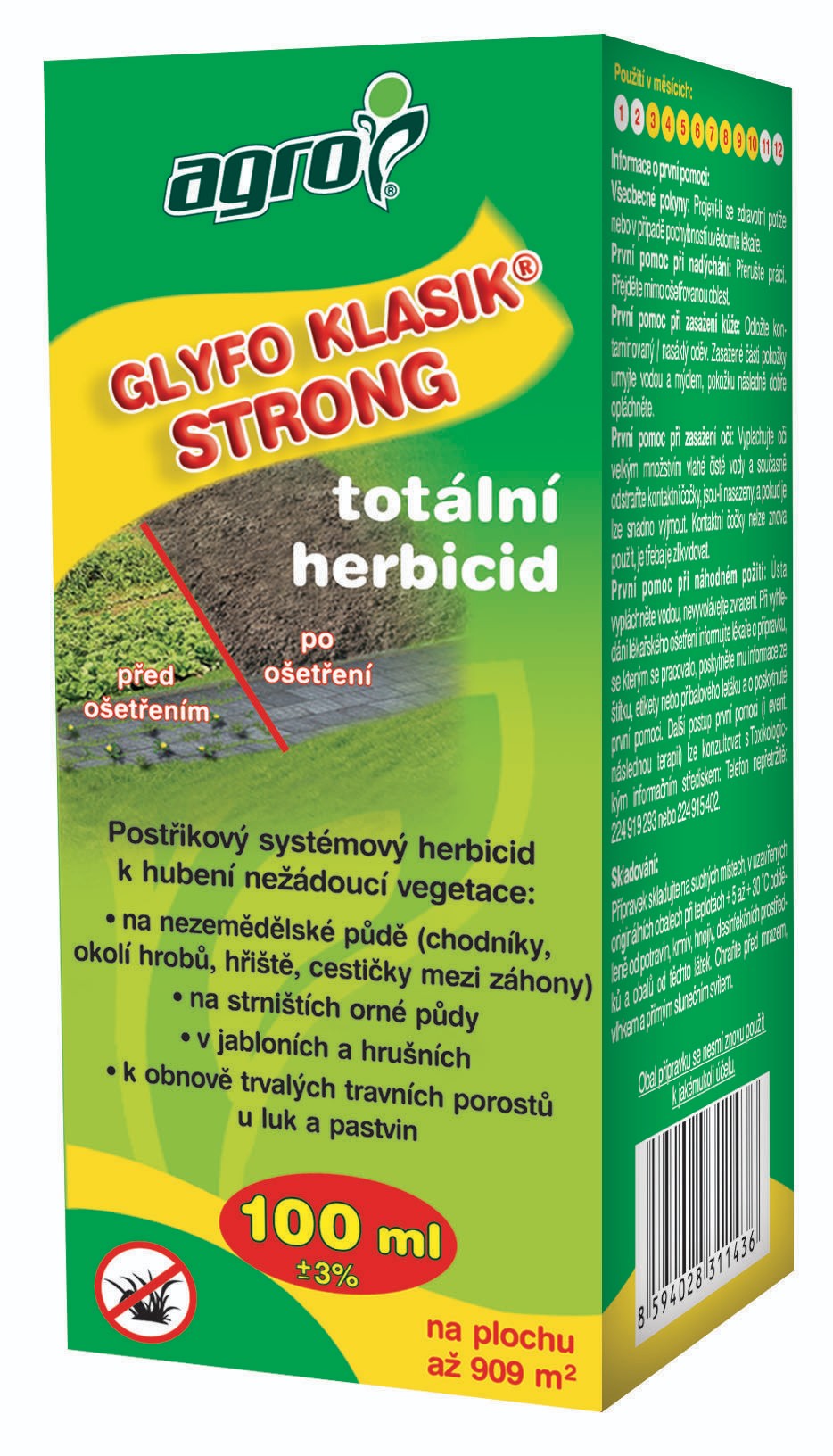 Domácnost a Zahrada - Glyfo Klasik STRONG 100ml