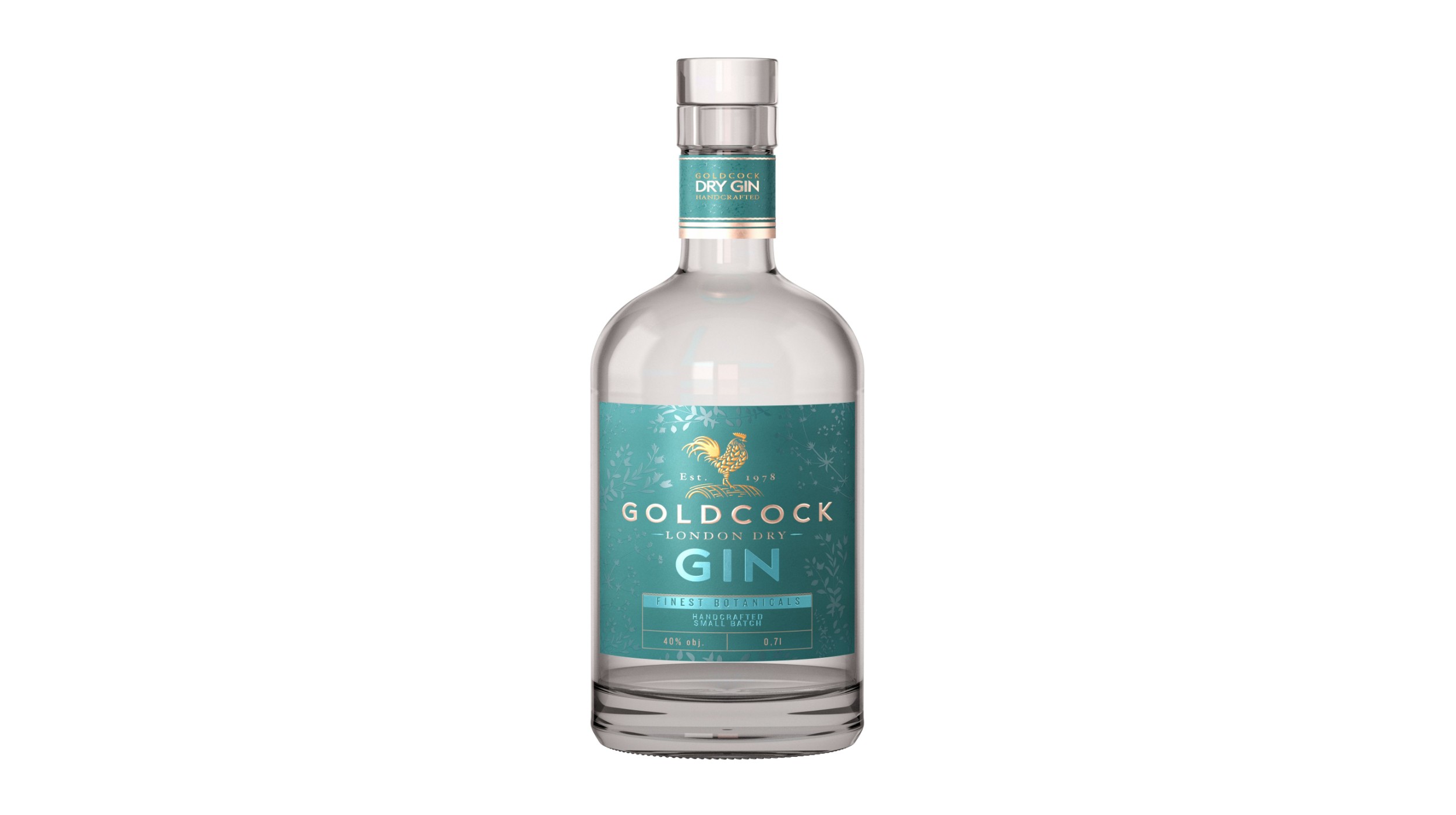 Nápoje - Goldcock Gin 40% 0,7l