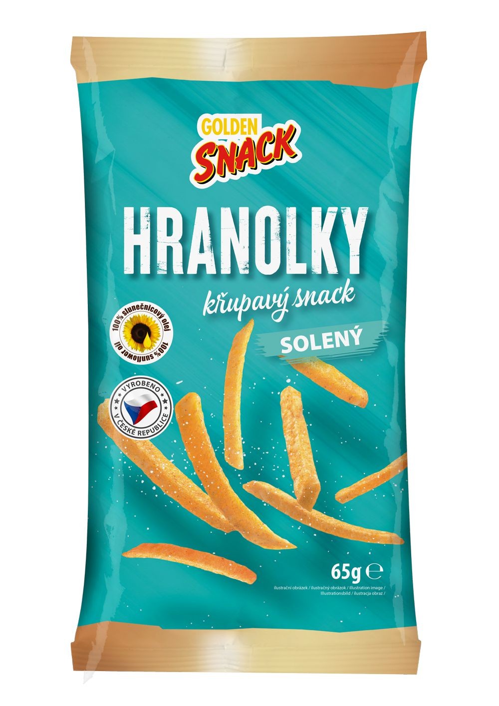 Trvanlivé potraviny - Golden Snack Hranolky solené 65g