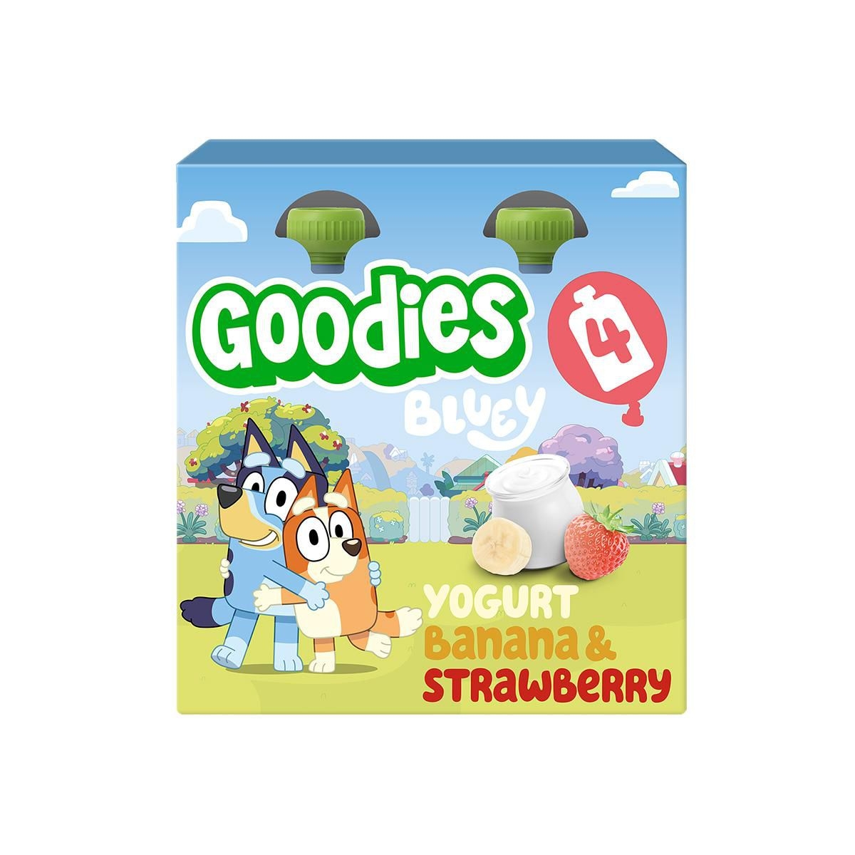 Goodies Kapsička Bluey jogurt banán & jahoda 4x100g-0