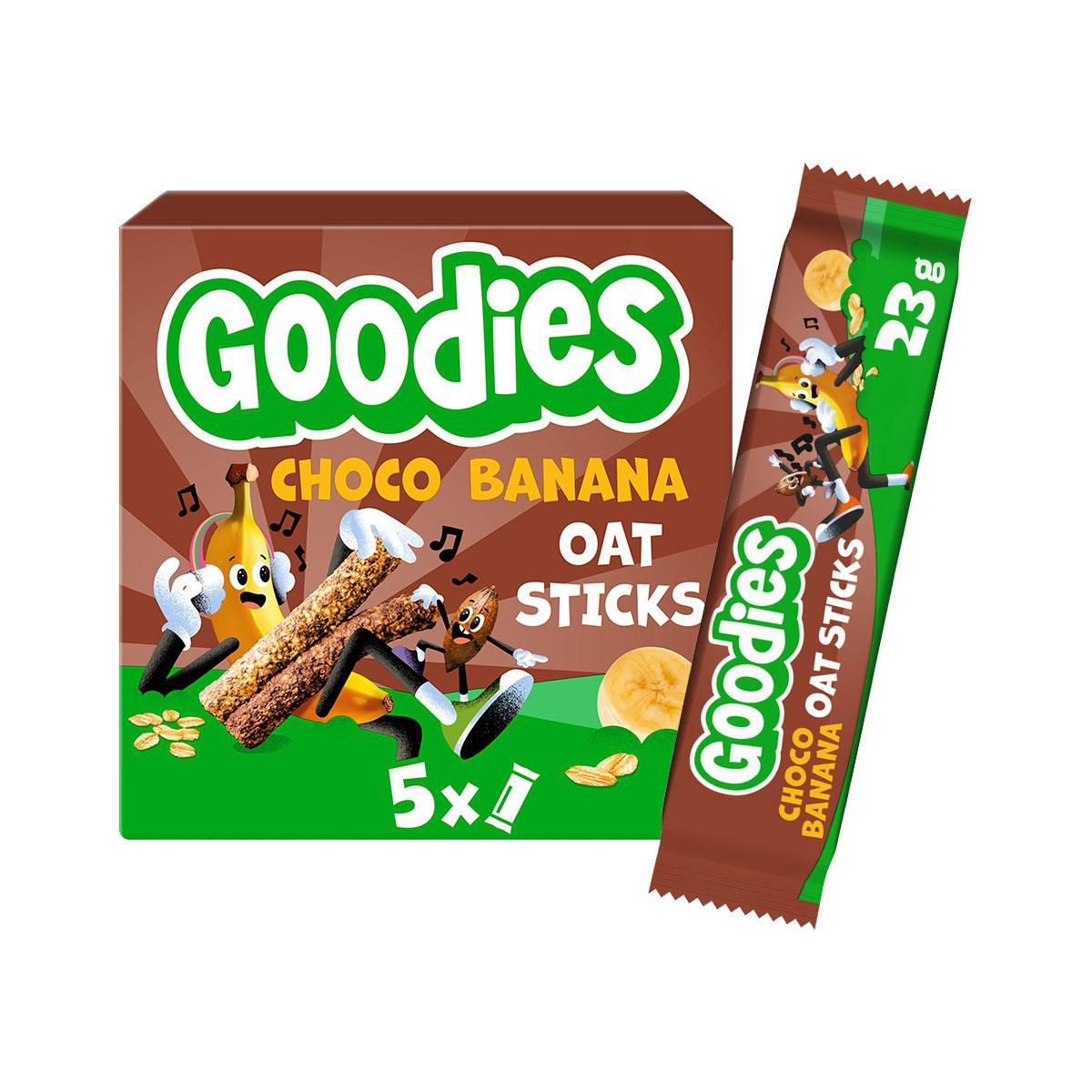 Svět dětí - Goodies Ovesné tyčinky kakao & banán 5x23g
