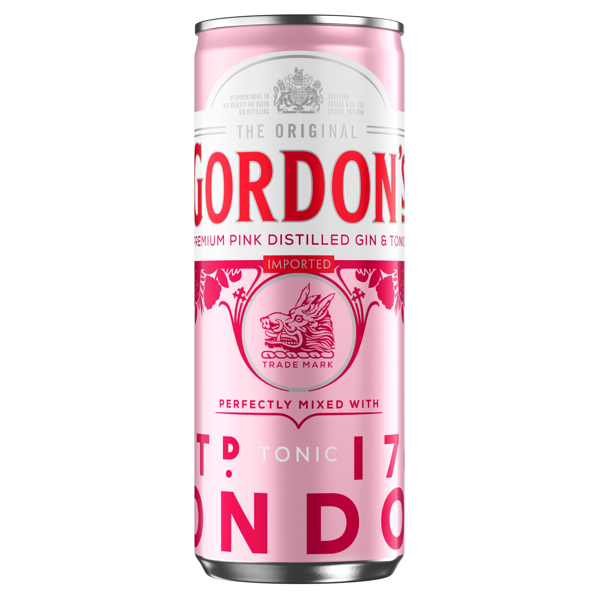 Nápoje - Gordon's Pink & Tonic 0,25 l 6,4%