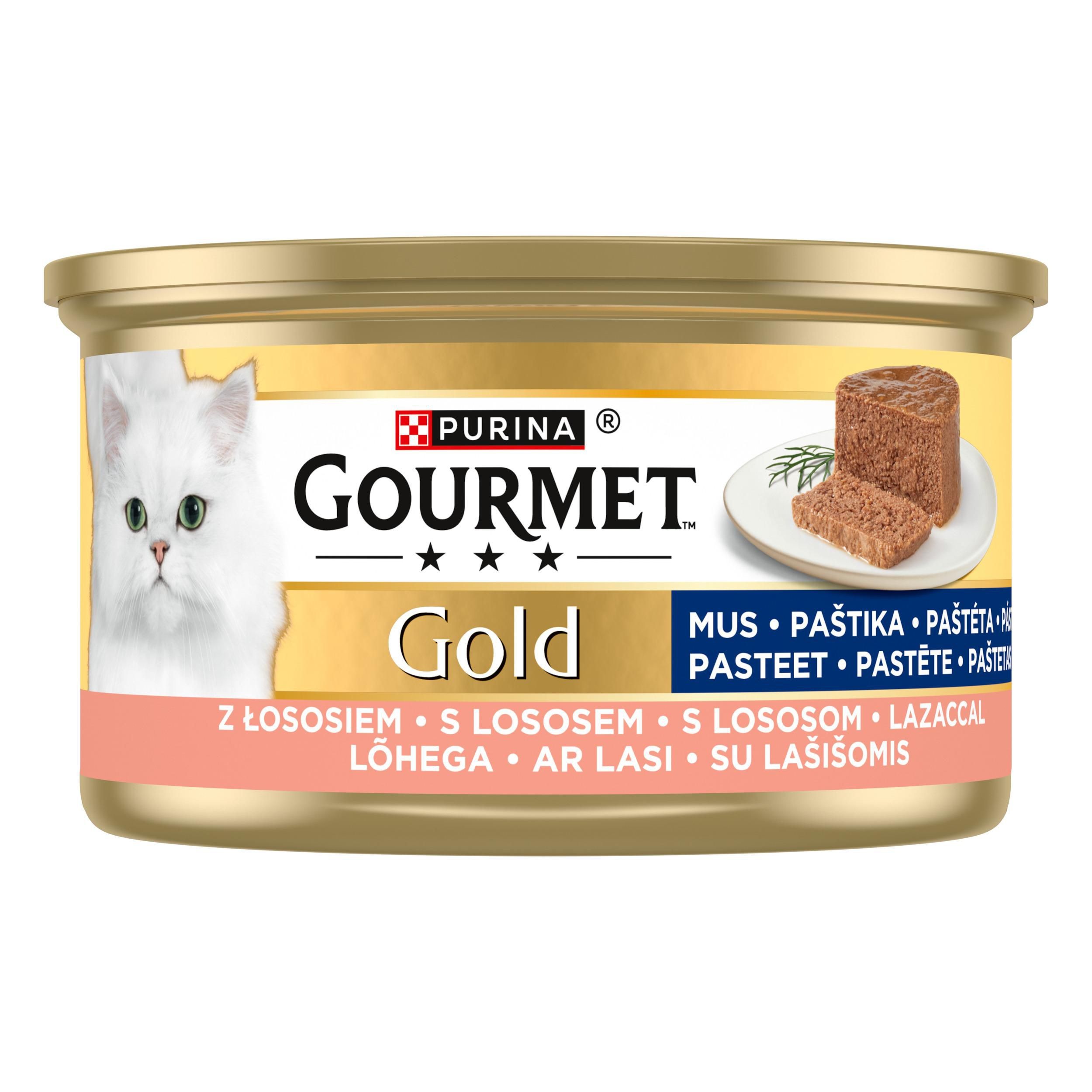 Svět zvířat - Gourmet Gold paštika s lososem 85 g