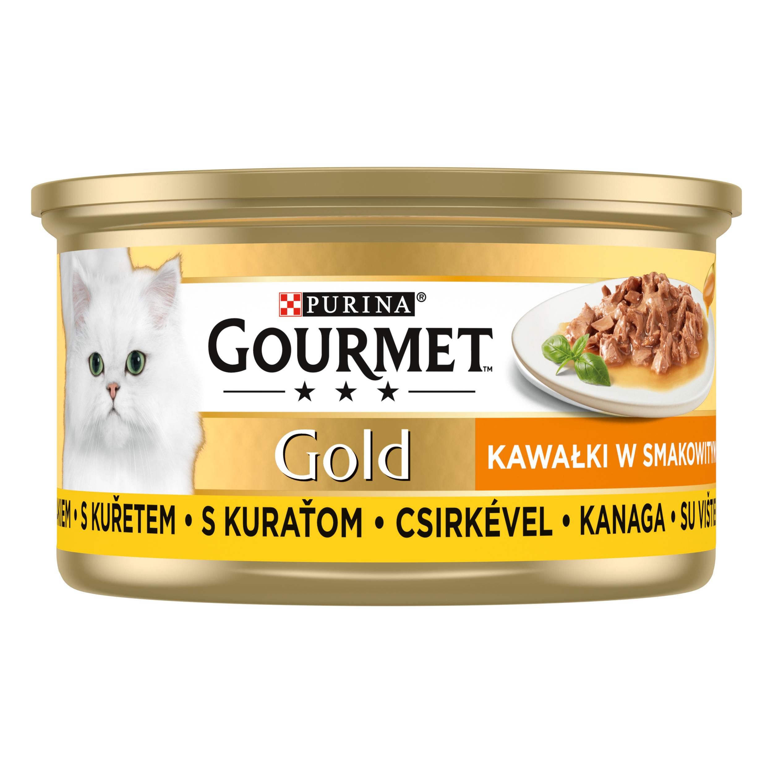 Svět zvířat - Gourmet Gold Sauce Delights s kuřetem 85g
