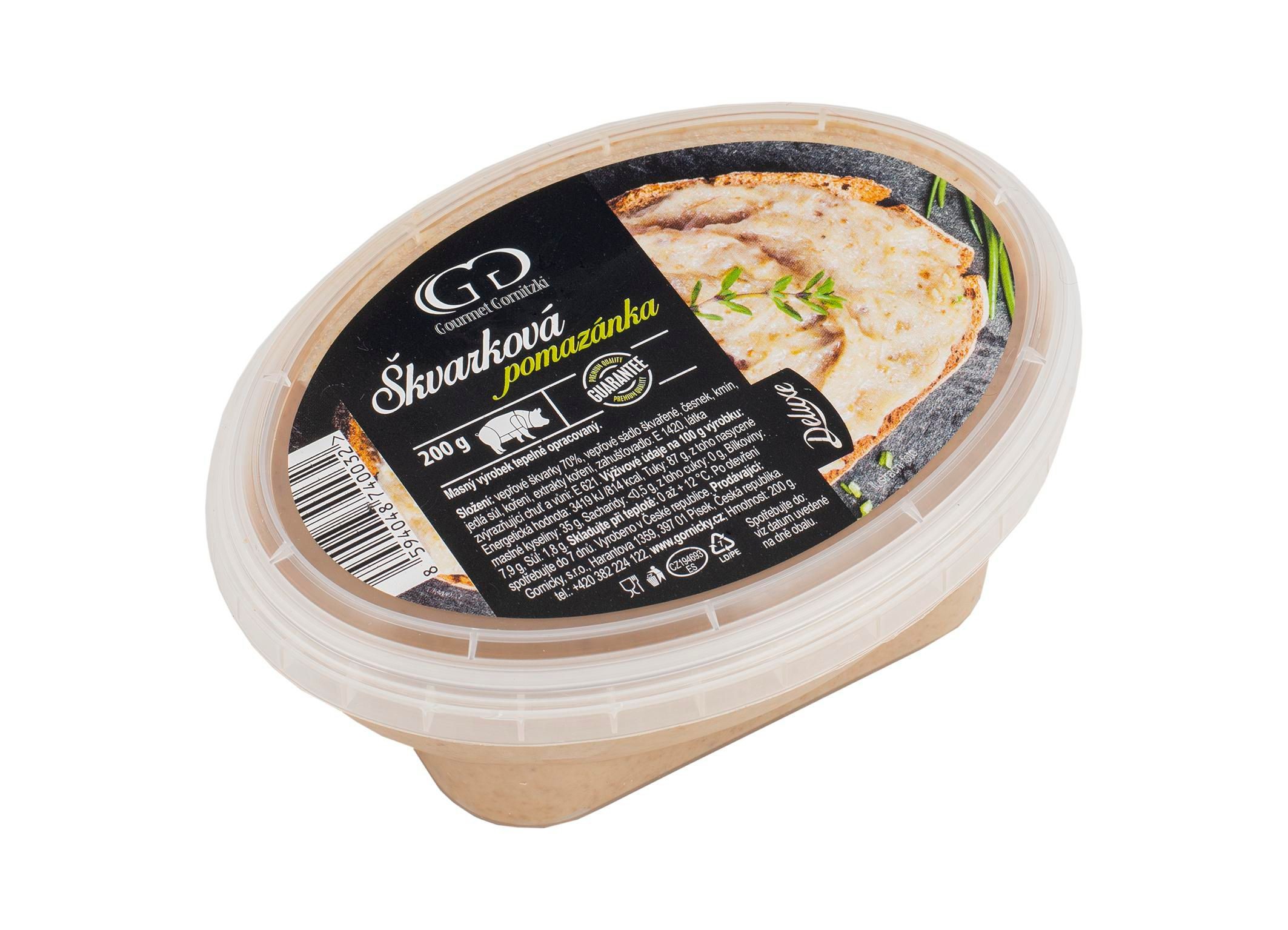 Uzeniny a lahůdky - Gourmet Gornitzki Škvarková pomazánka 200g