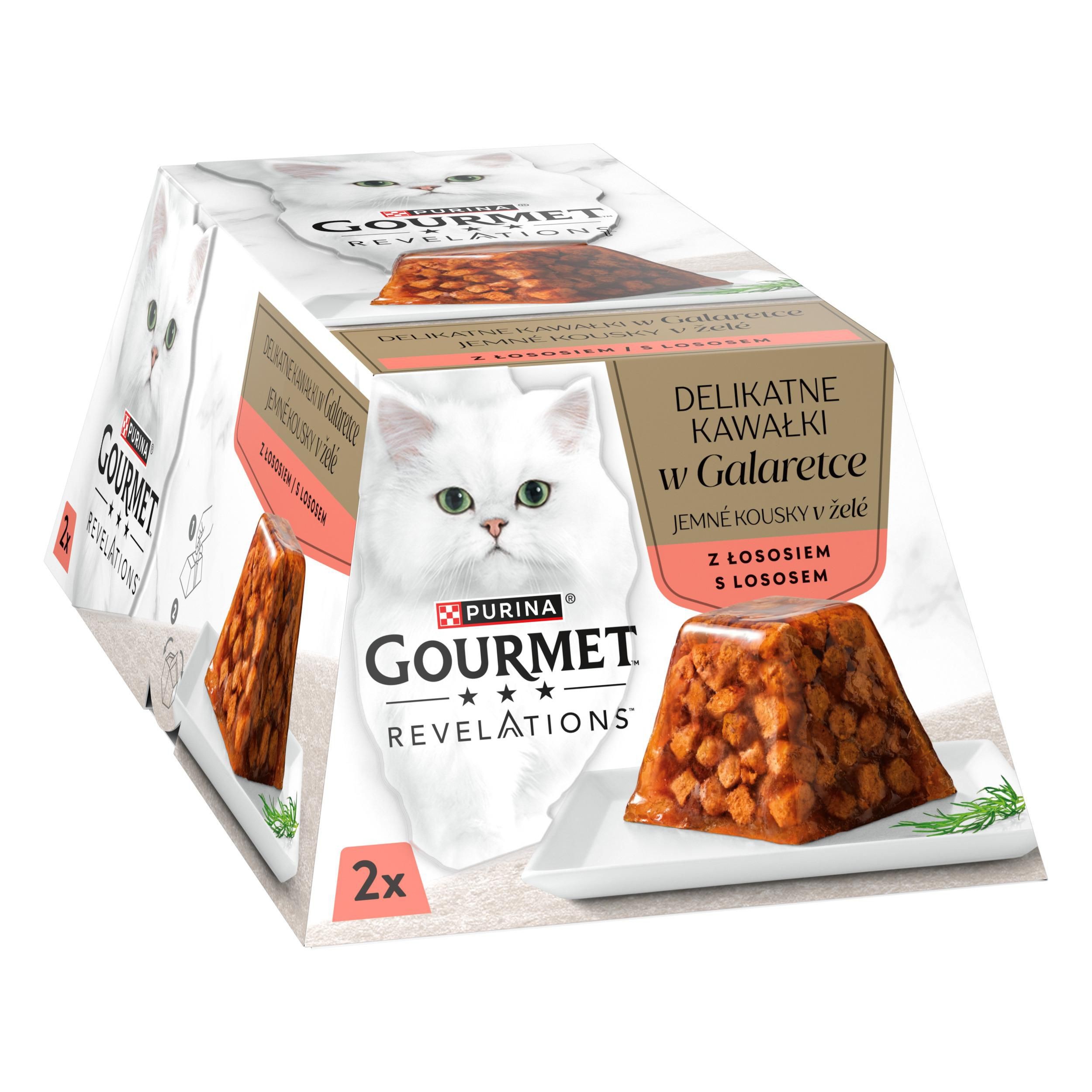 Svět zvířat - Gourmet Revelations jemné kousky s losem v želé 2x57g