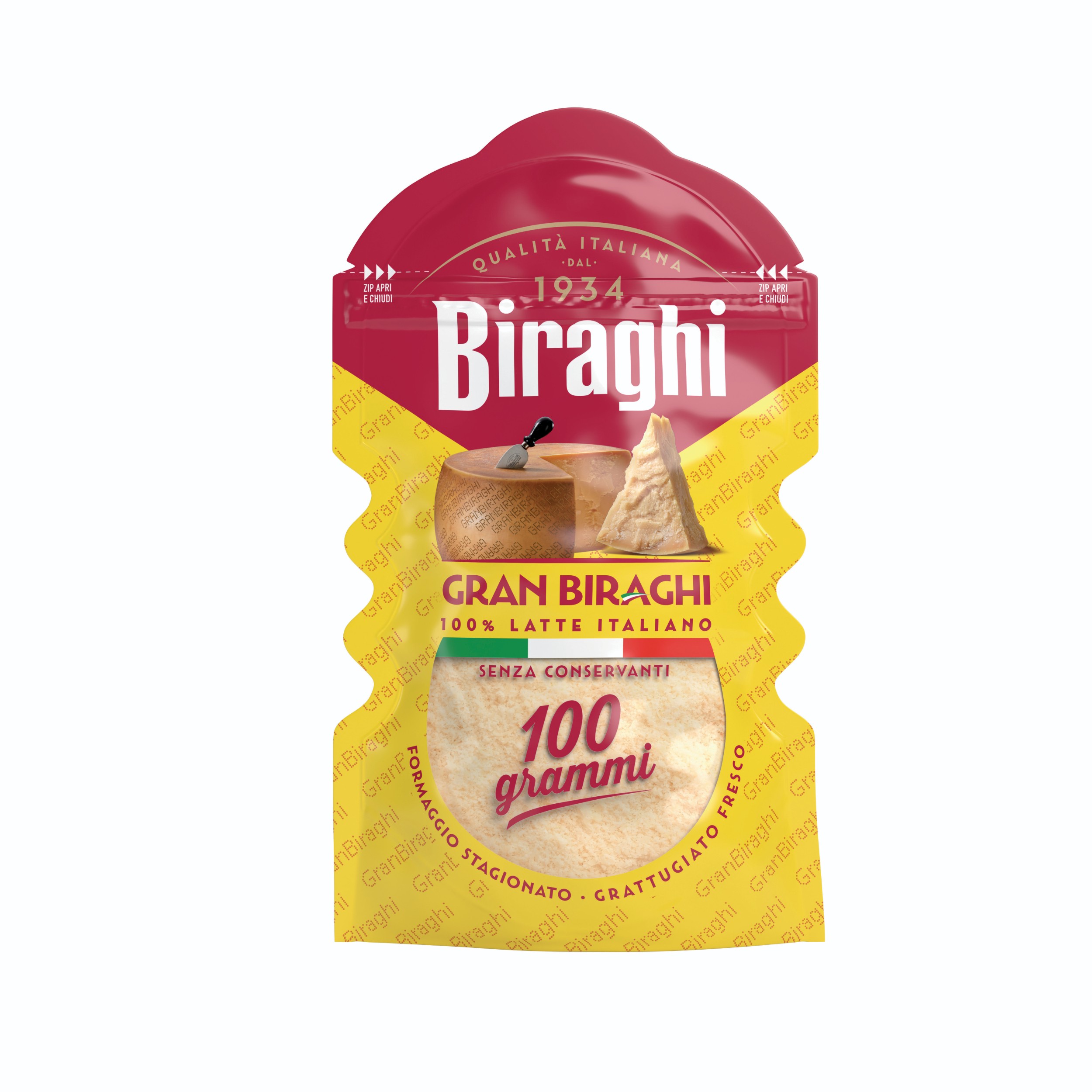 Mléčné a chlazené - Gran Biraghi strouhaný 100 g