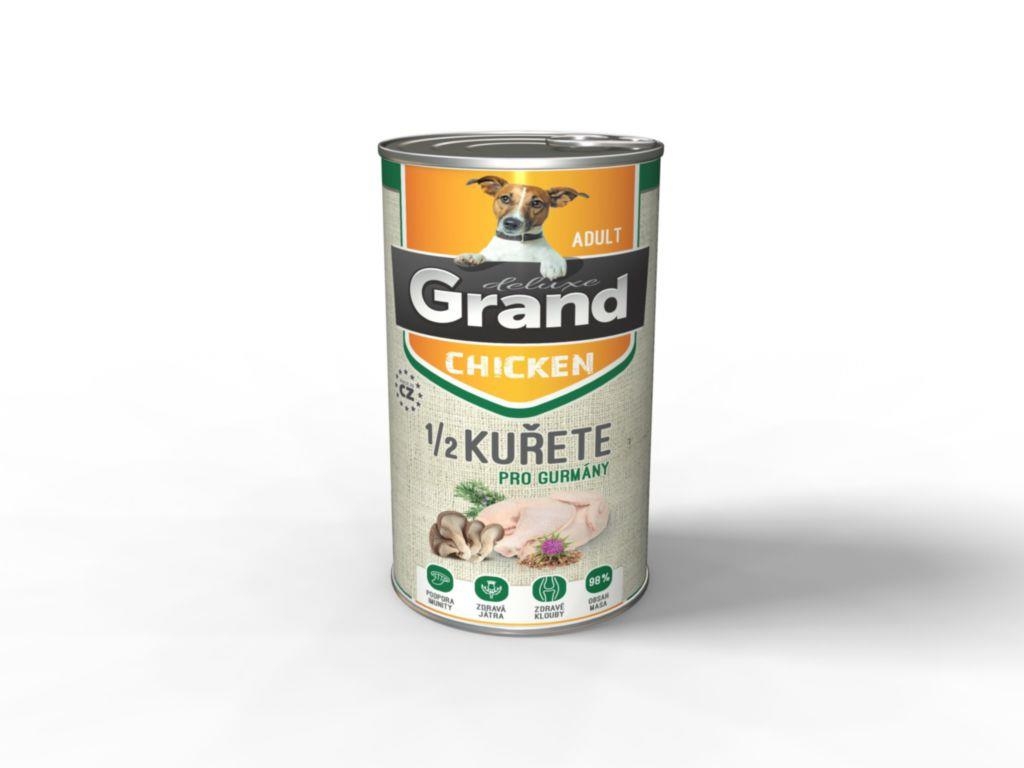 Svět zvířat - Grand 100% 1/2 kuřete adult pes 1300g