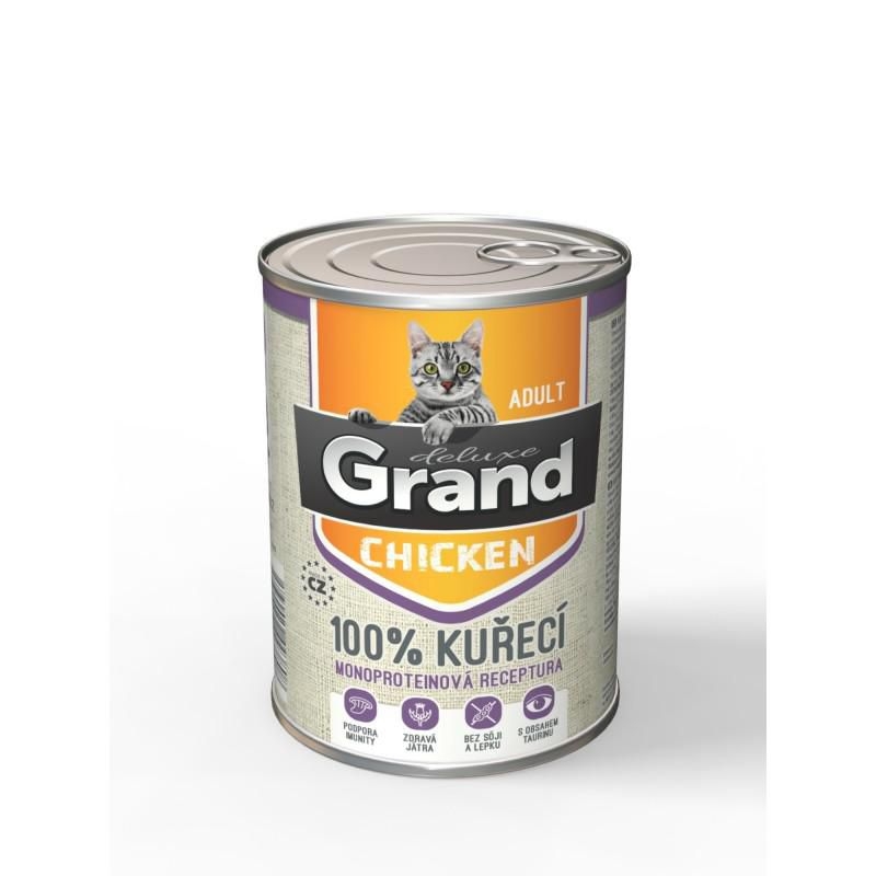 Svět zvířat - Grand 100% Kuřecí Adult Kočka 400g