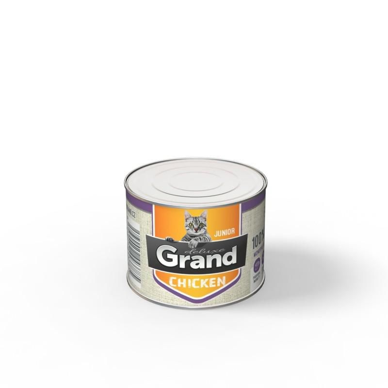 Svět zvířat - Grand 100% Kuřecí Junior Kočka 180g