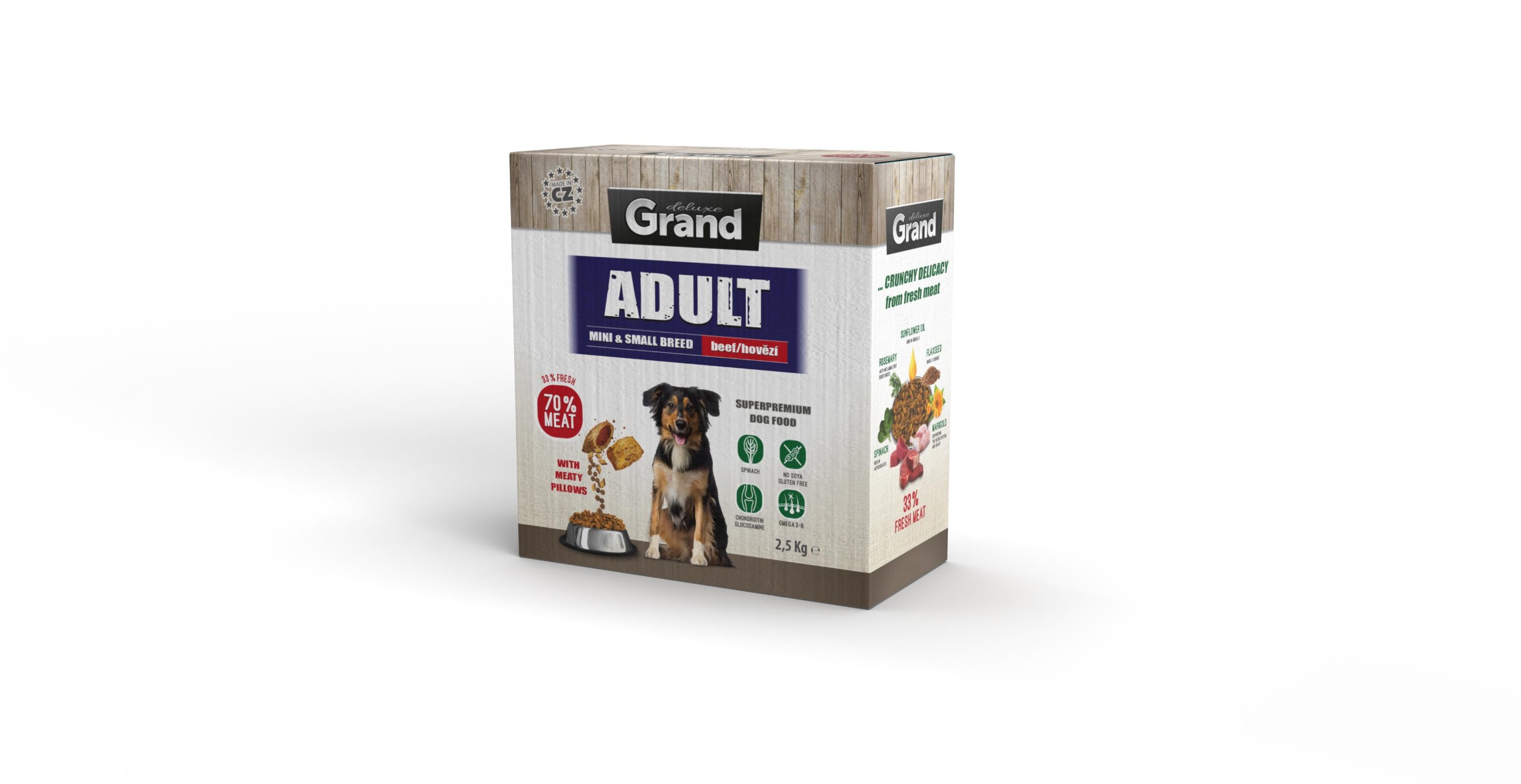 Svět zvířat - Grand granule Adult mini, small plemena 2,5 kg