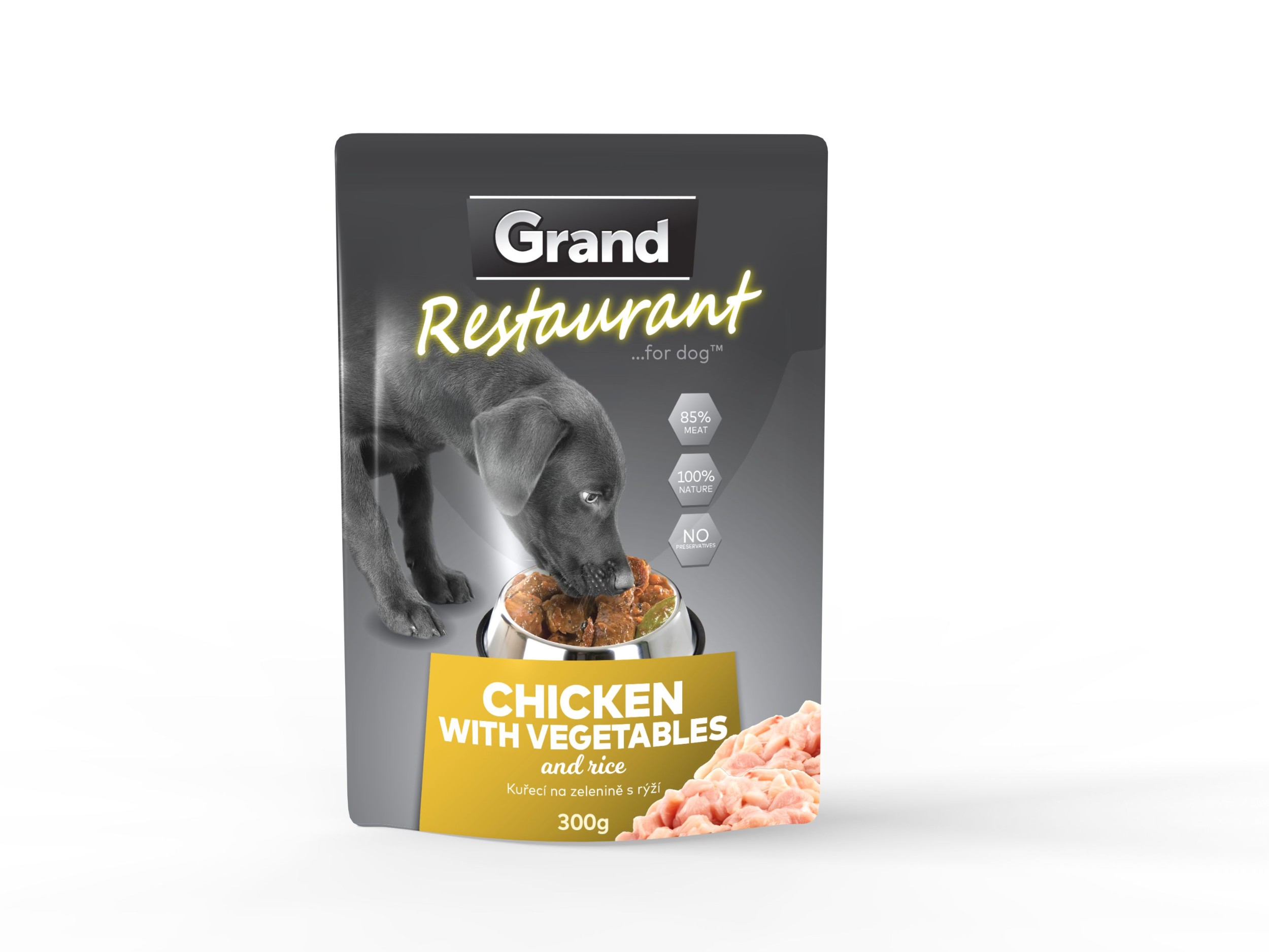 Svět zvířat - Grand Restaurant Kuřecí na zelenině s rýží 300g