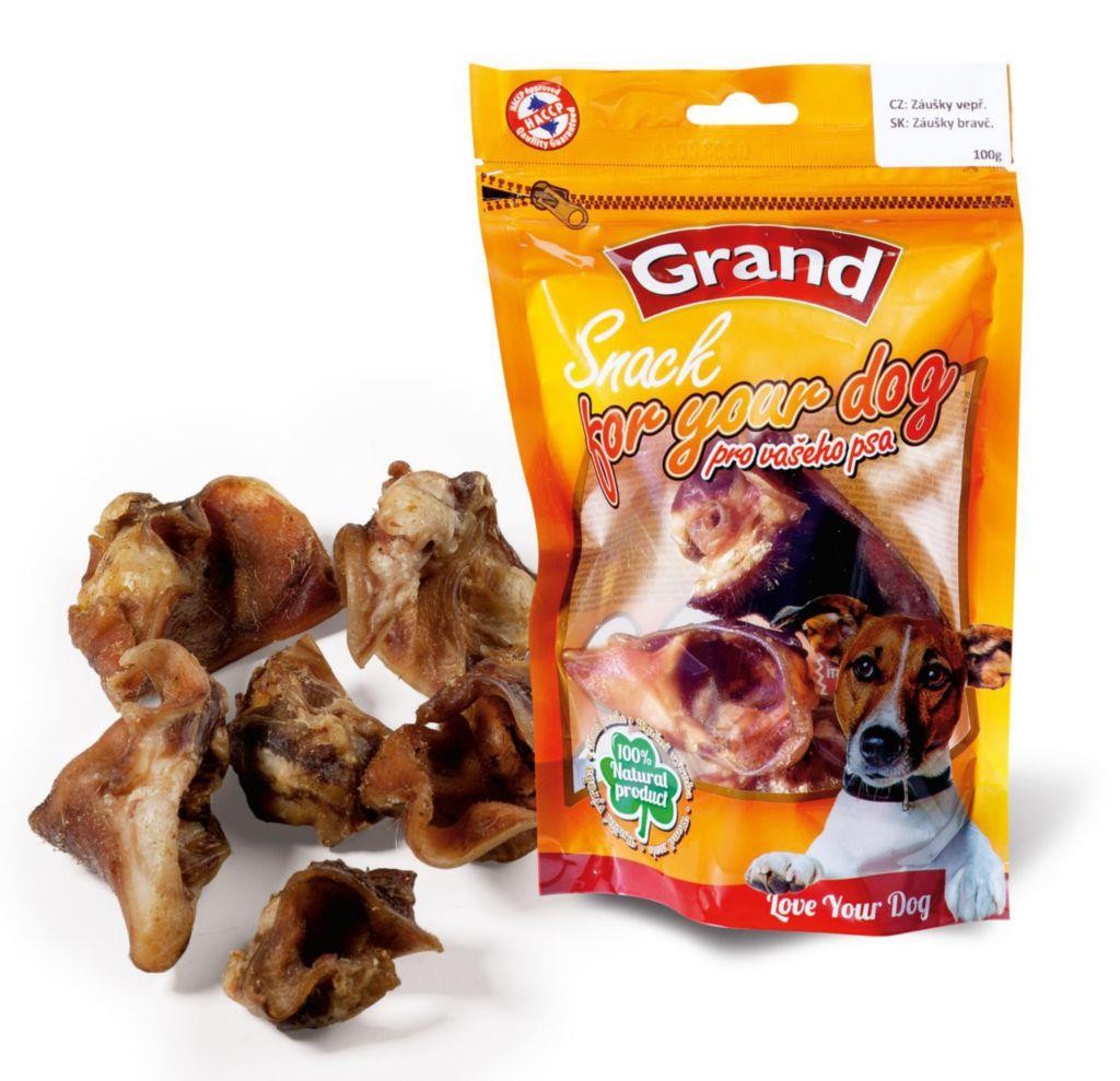Svět zvířat - Grand Snack Pro psa vepřové záušky 100 g
