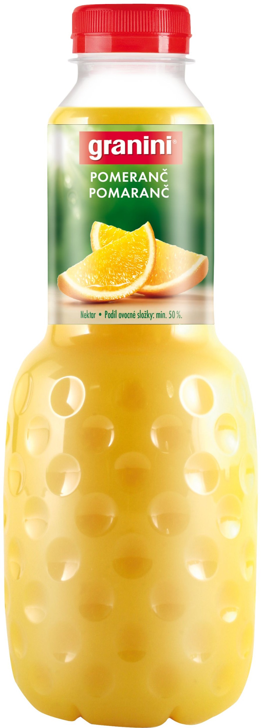 Nápoje - Granini pomeranč 50% 1l pet